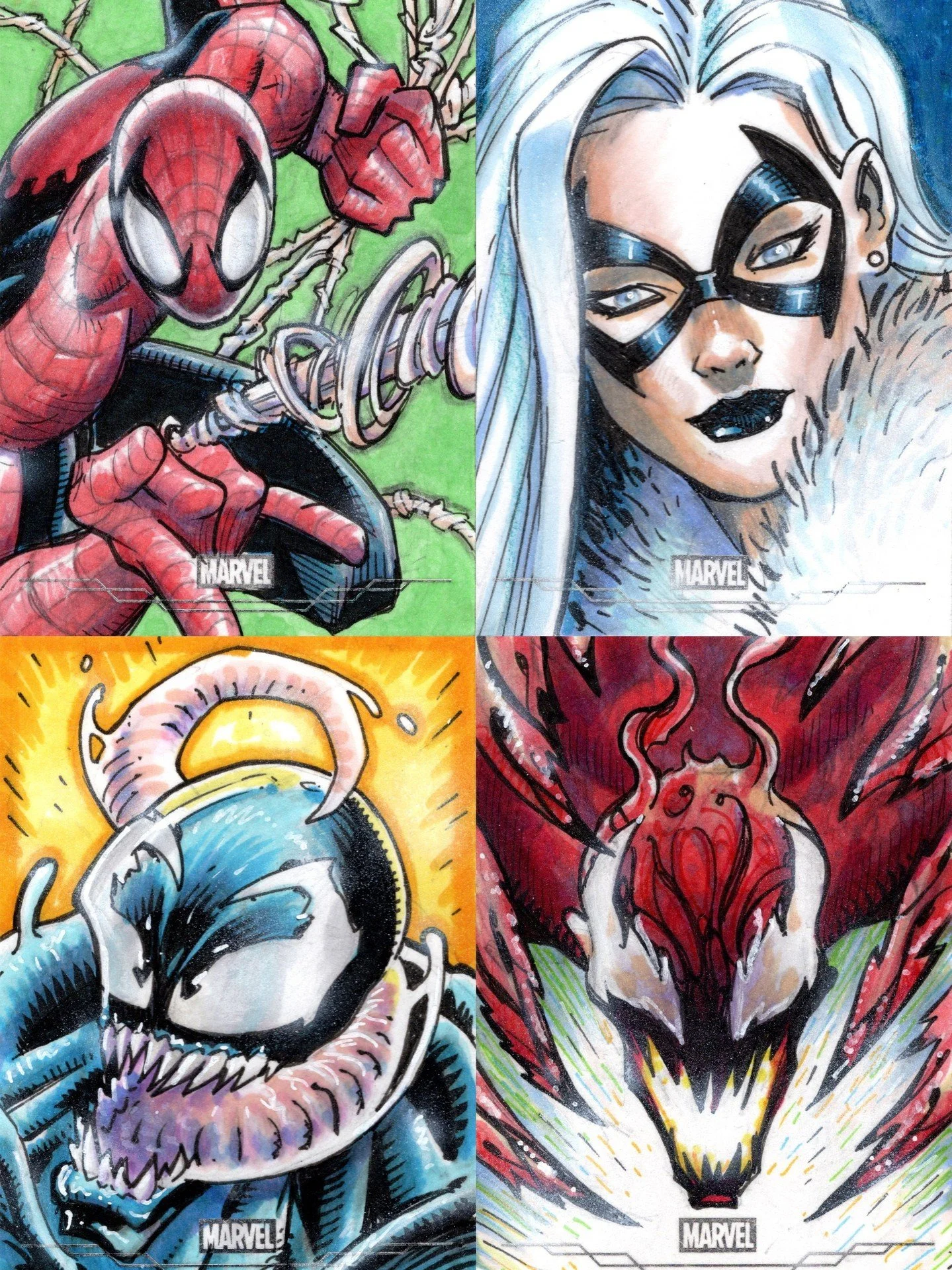 Marvel Chrome 2026⁠
Spider-Verse Edition⁠
Featuring Spider-Man, Black Cat, Venom, &amp; Carnage⁠