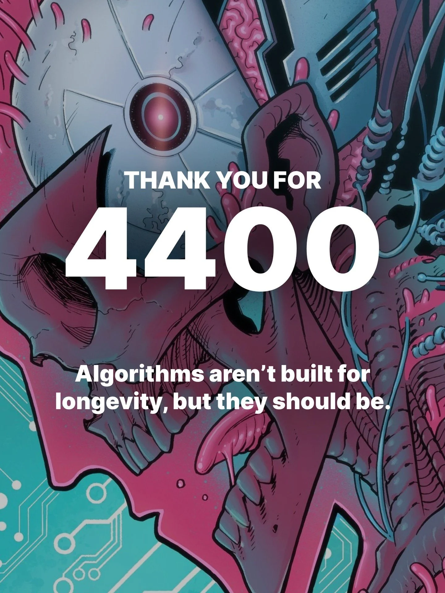 Thank you for 4,440. What a milestone!⁠
⁠
Algorithms aren&rsquo;t built for longevity, but they should be. ⁠
⁠
If you know me personally, you know it's been a challenge to get traction on this account.⁠
⁠
I&rsquo;ve been on this platform for 15 years