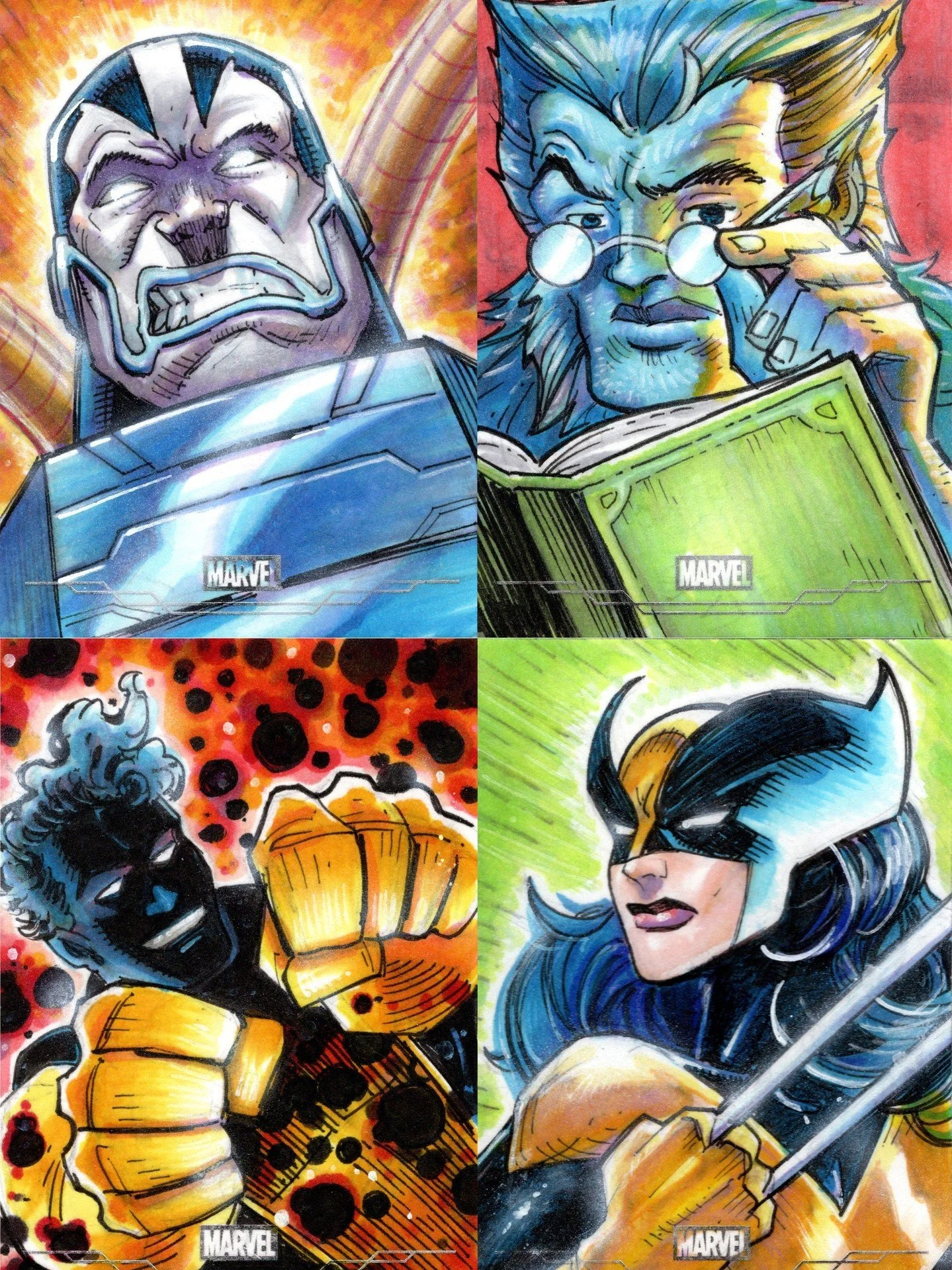 A few more of my favorite contributions to Marvel Chrome 2026. Who's your favorite out of the bunch?⁠
⁠
I just wrapped up another batch for the next drop, and have a Transformers project on deck as well.