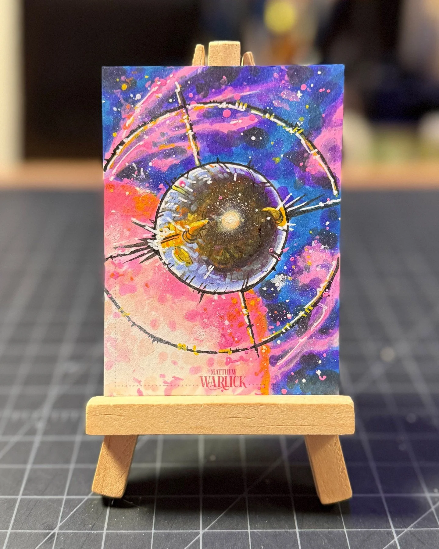 ALL HAIL UNICRON. He's up for grabs if you dare to summon him.⁠
$80 shipped in the U.S. Comment CLAIM and he&rsquo;s yours.⁠
⁠
#Unicron #TransformersTheMovie #SketchCards⁠