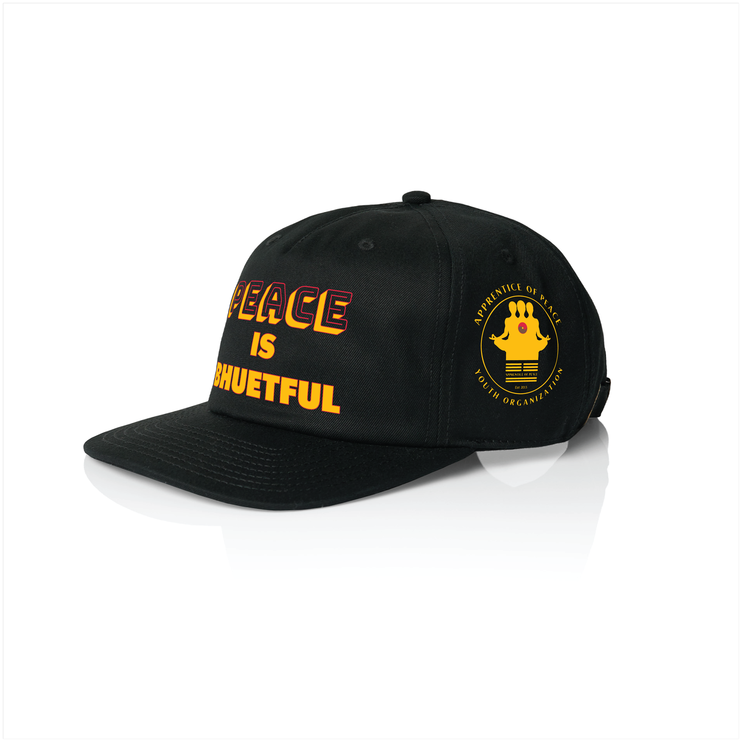 PEACE  IS BHUETFUL BRO BLK CAP-03.png