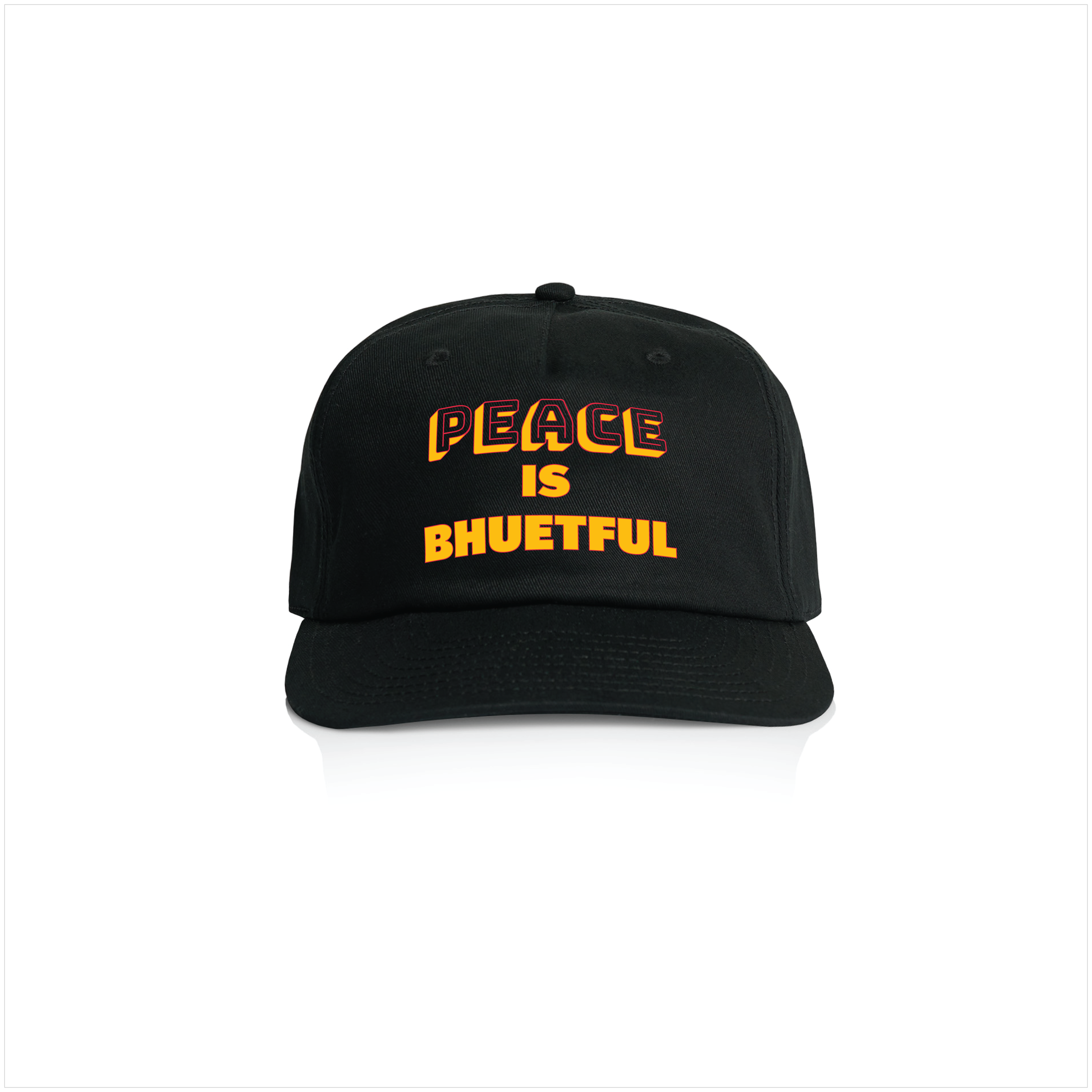 PEACE  IS BHUETFUL BRO BLK CAP-01.png