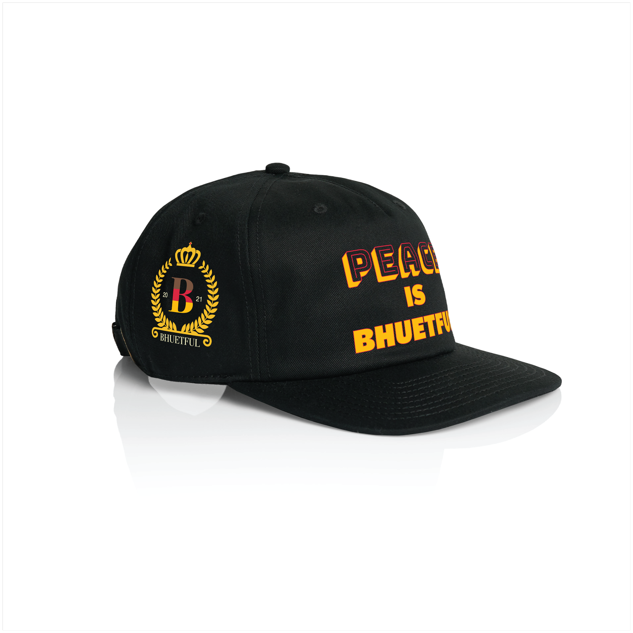 PEACE  IS BHUETFUL BRO BLK CAP-02.png