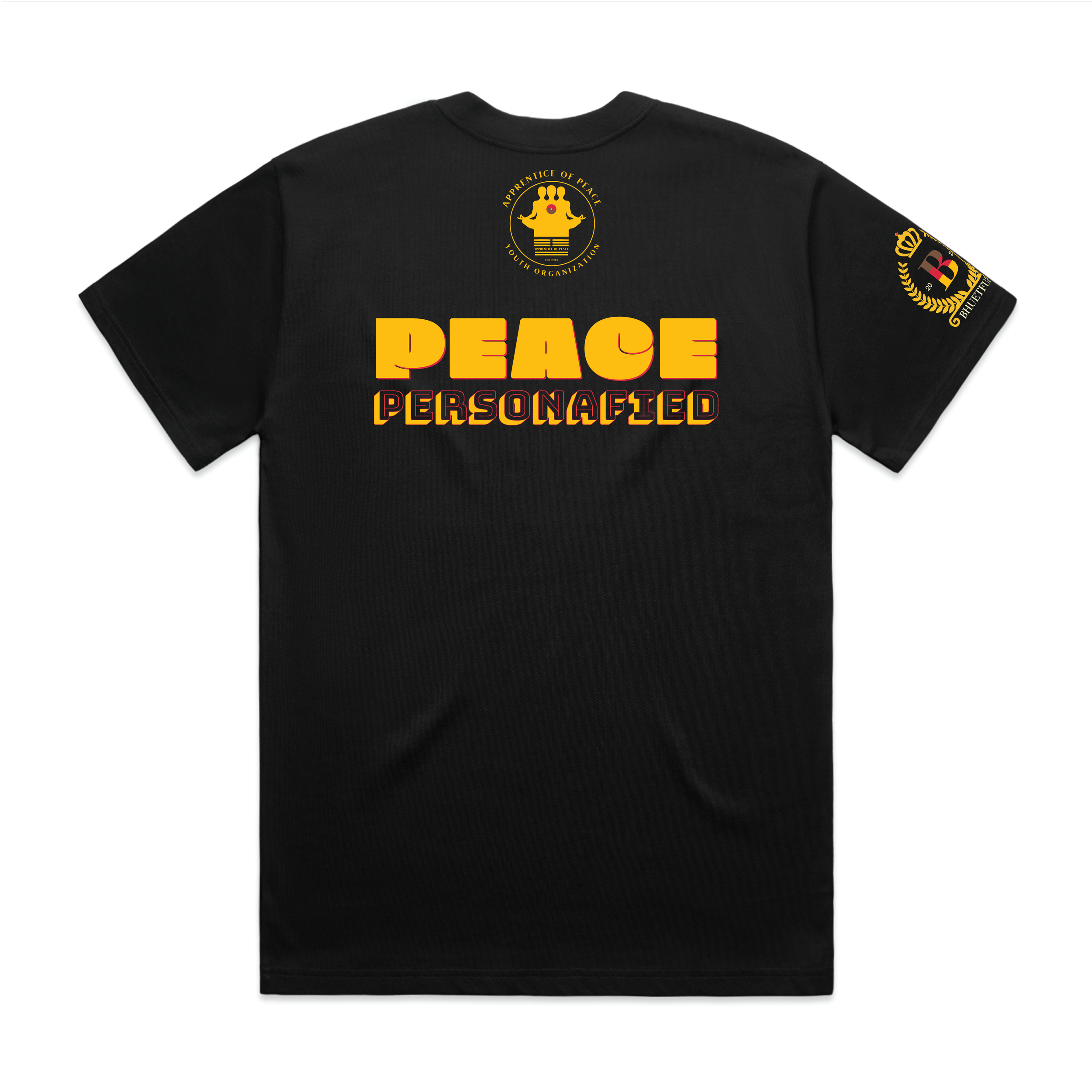 PEACE IS BHUETFUL BRO BLK TEE-02.png (Copy)