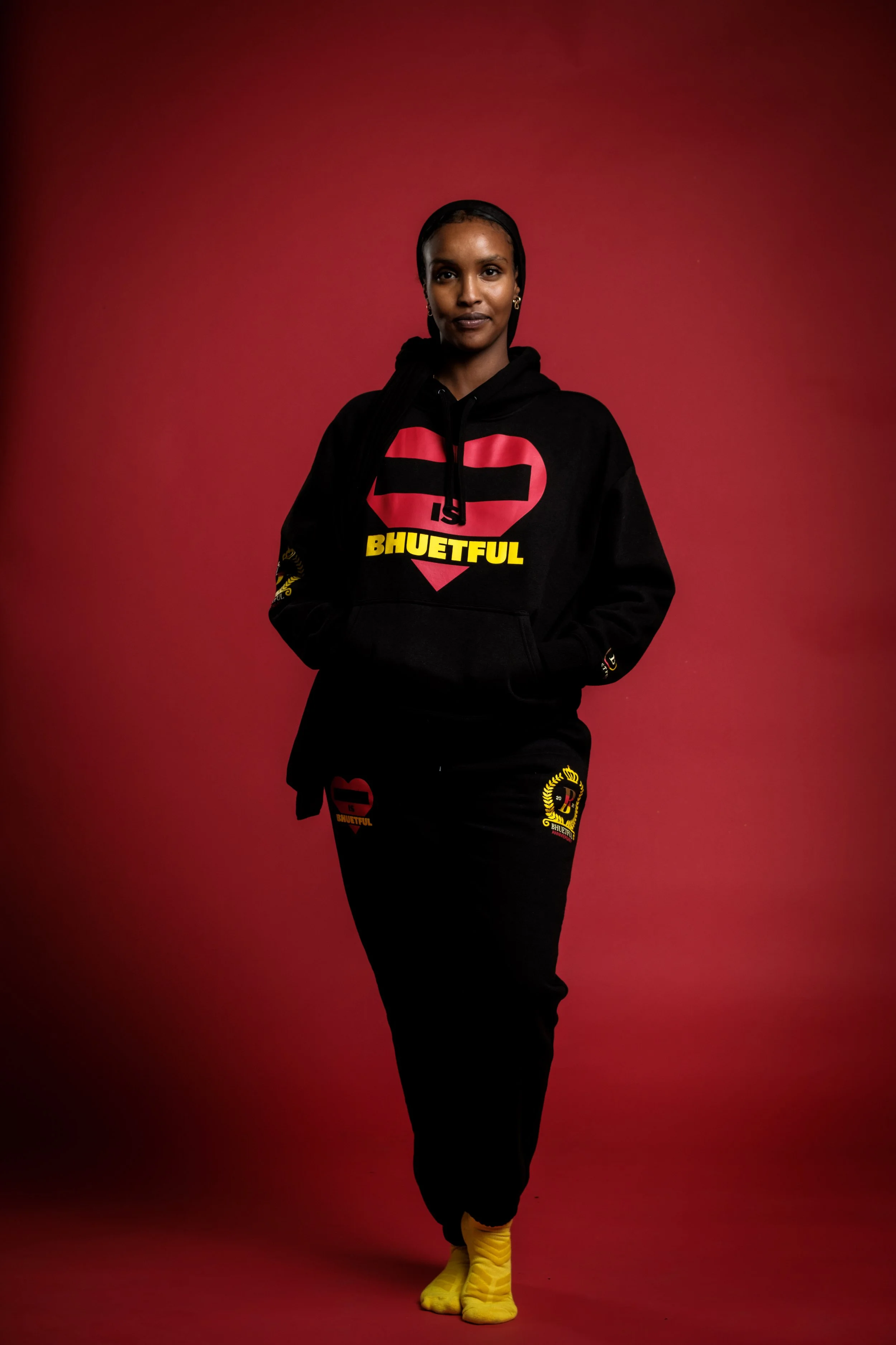 LOVE IS BHUETFUL SIS HOOD