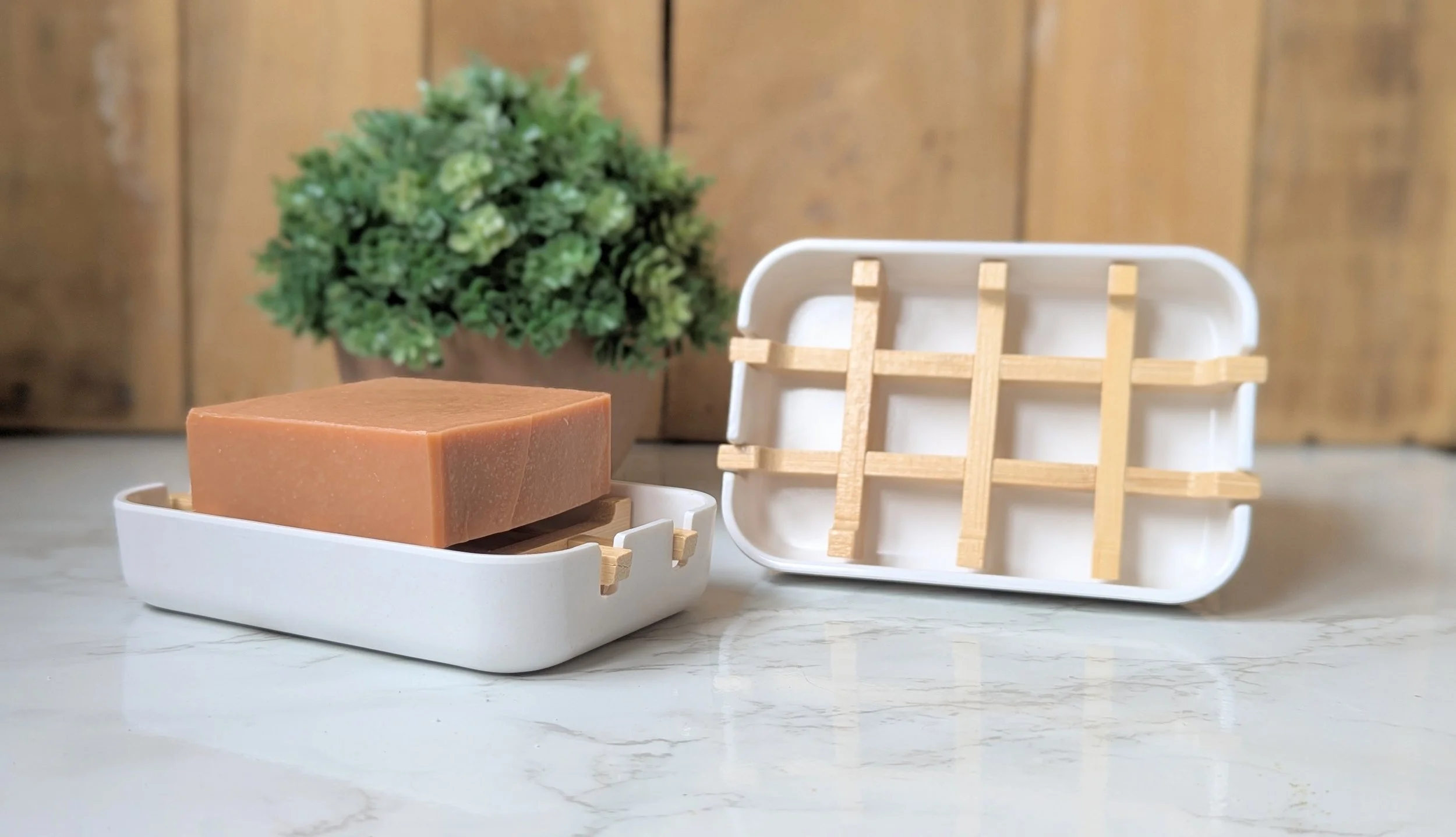 Eco-Luxe Bamboo Soap Dish