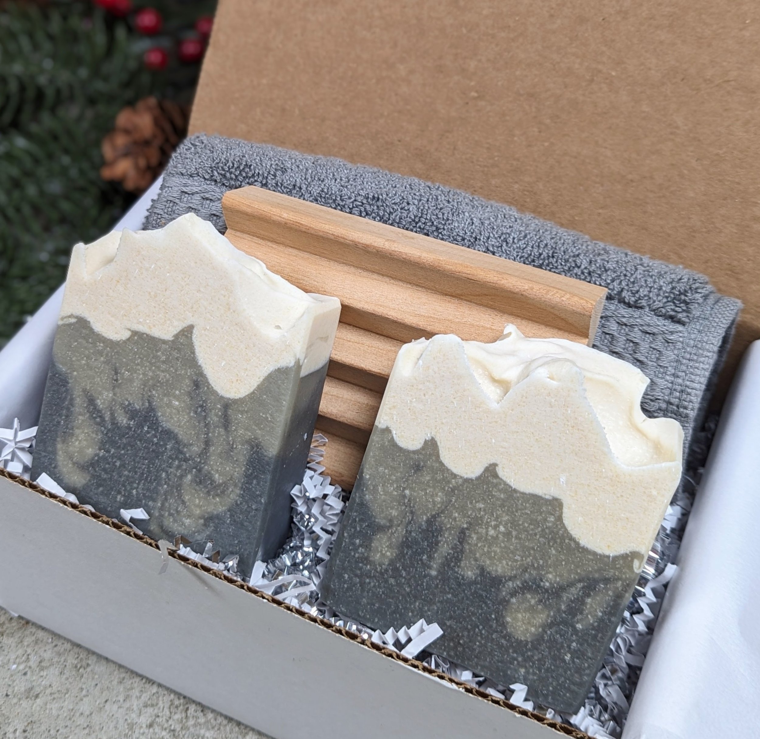 Shave and a Haircut Goat Milk Soap Gift Set