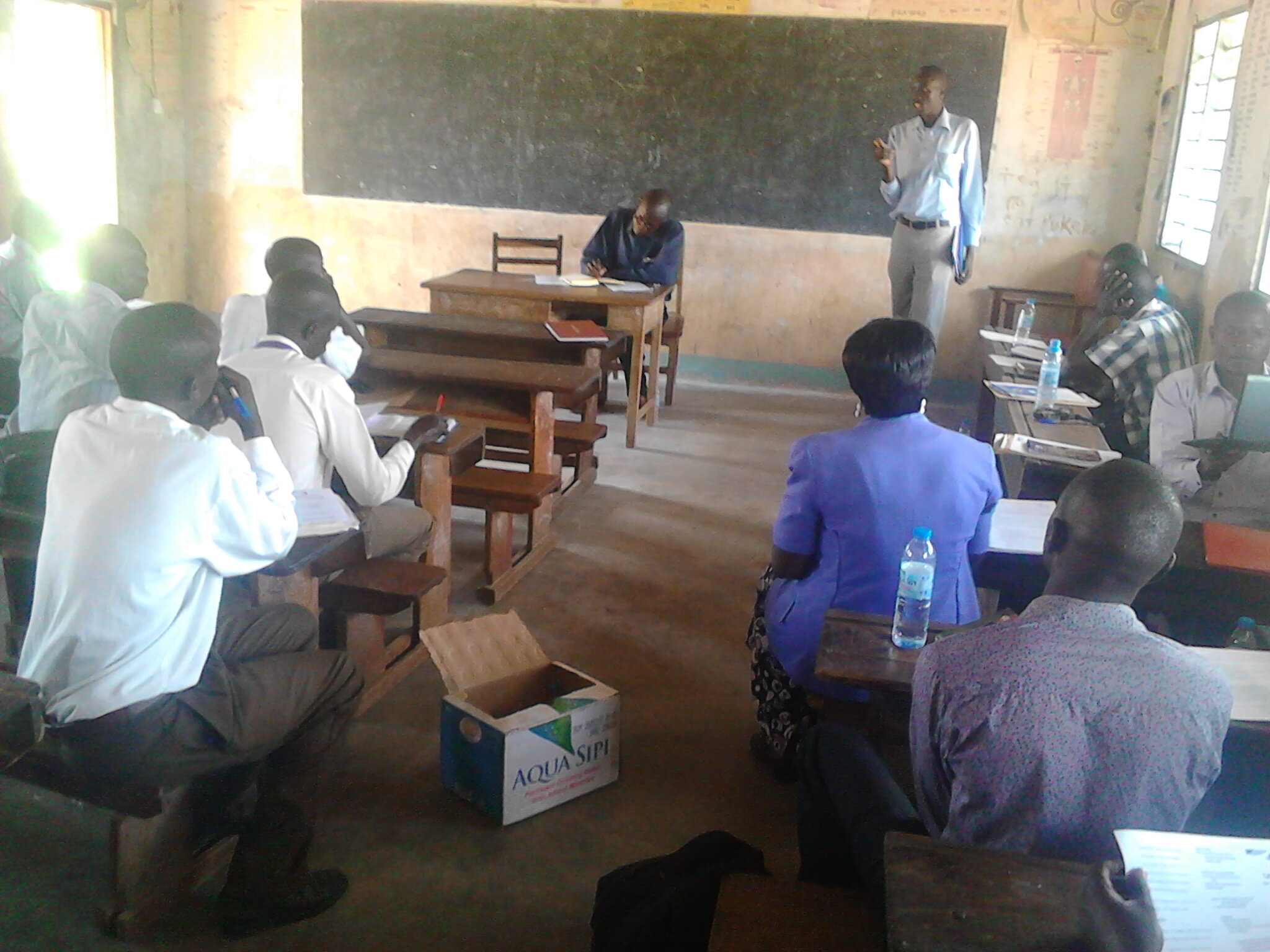 Teacher training on building nurseries in school