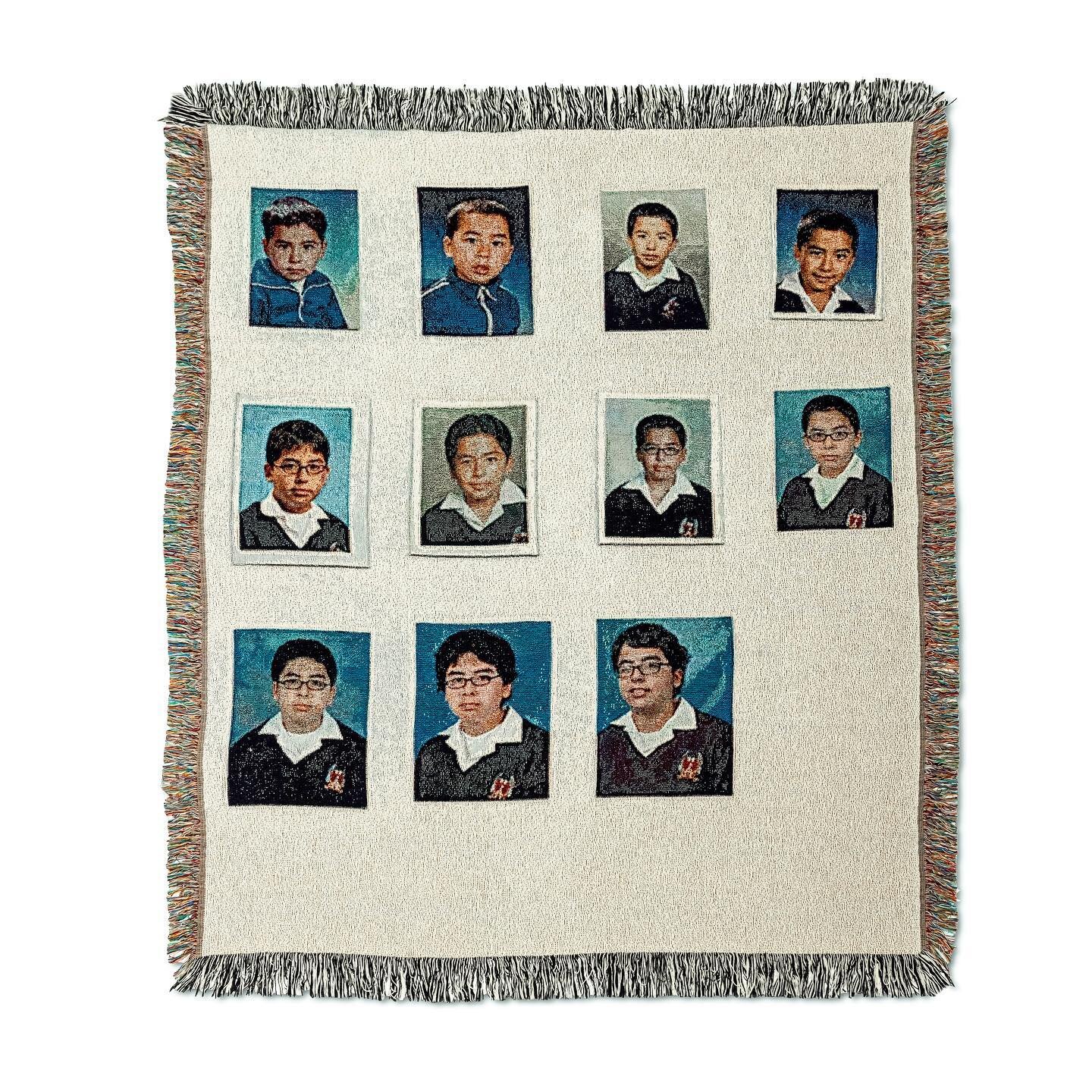🫶🏽
My heart is overflowing to have my piece &quot;w_t_01 (fotocarnet)&quot; on view at Mindy Solomon Gallery as part of Hand Over Hand: Textiles Today. These school portraits, taken during elementary school, middle school, and high school, are more