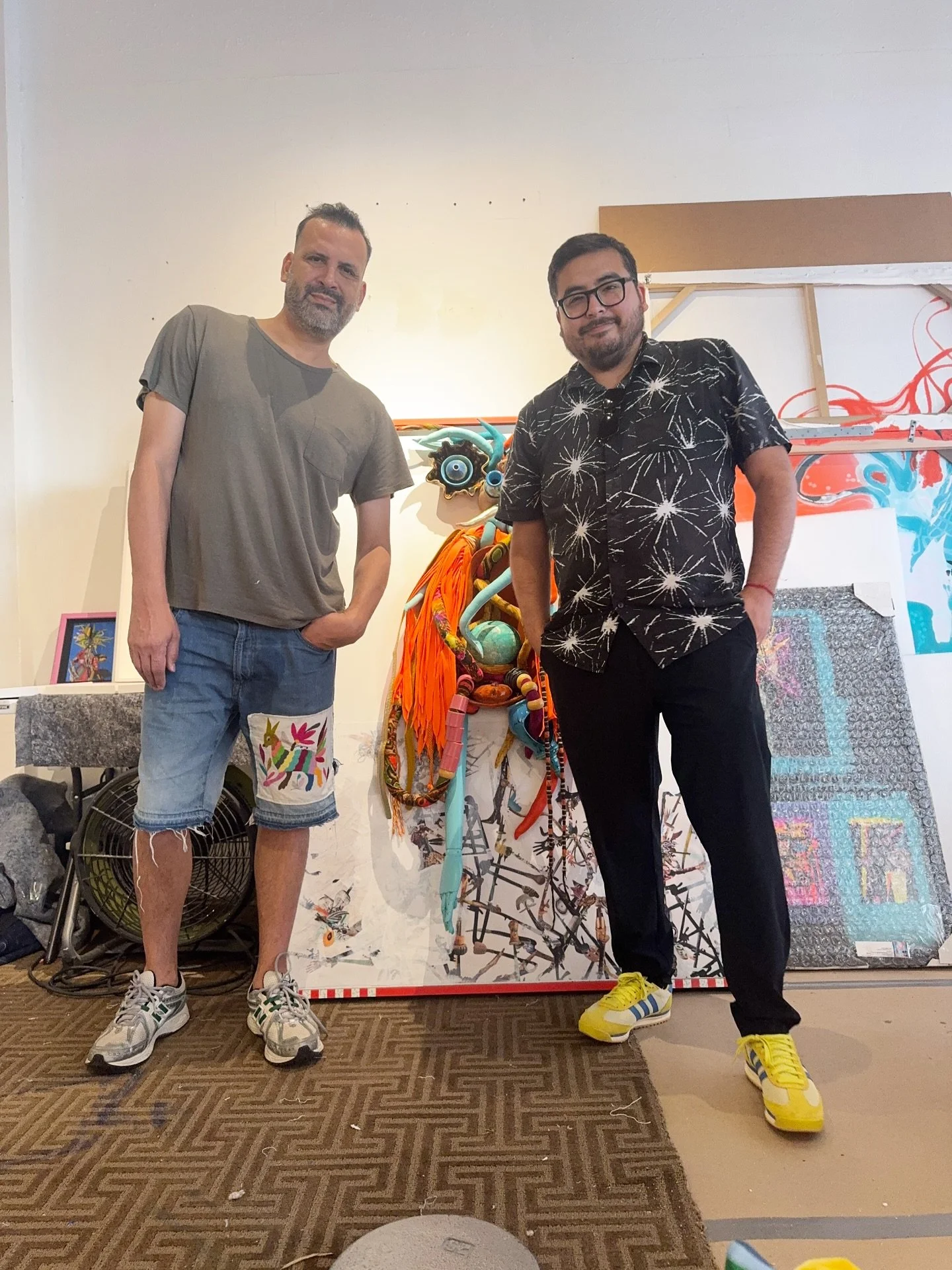 ✨💞
with Pepe Mar in his studio
 @pepemarpepe