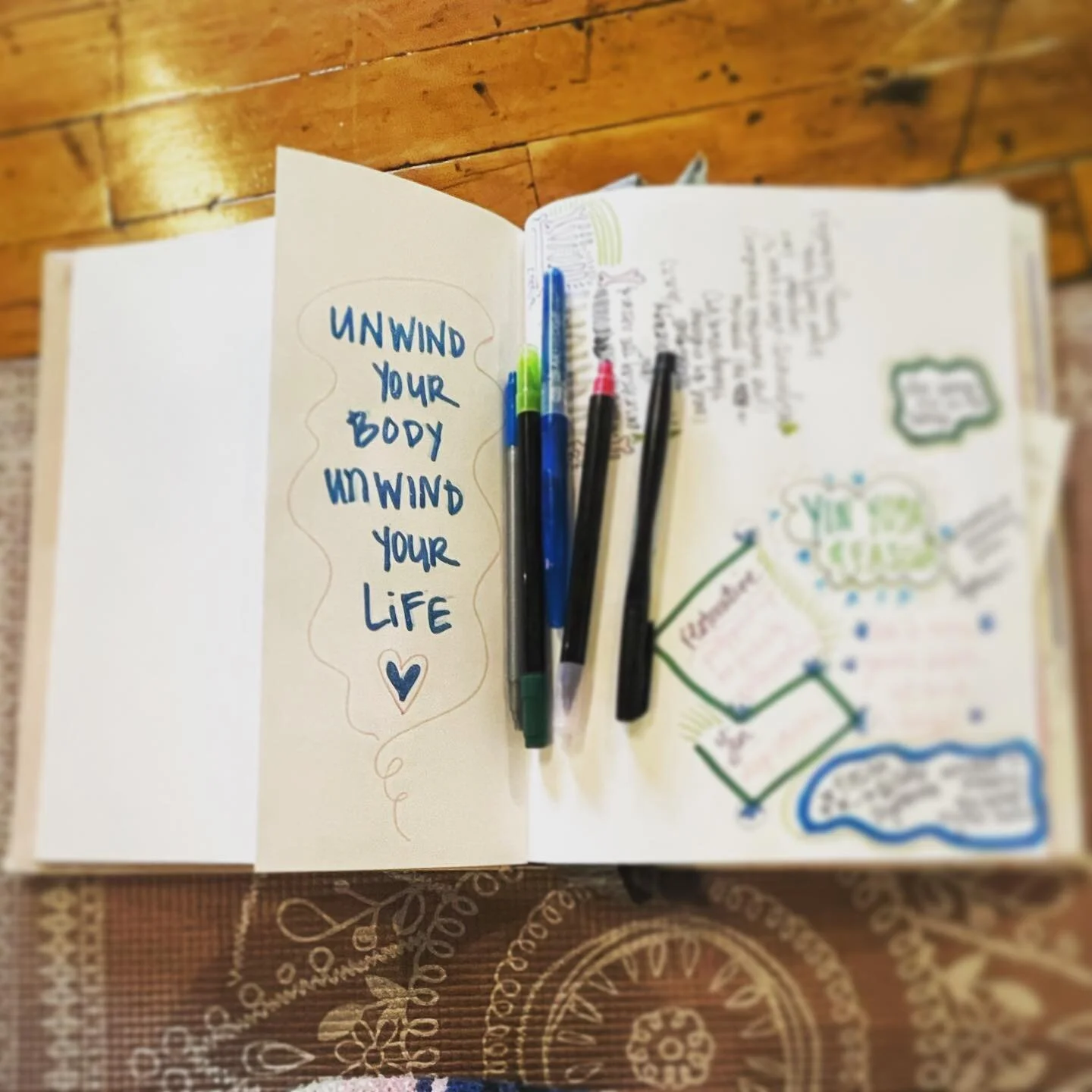 Nuggets of wisdom from a Manifest Your Inner Teacher weekend.  During the modules where we meet we learn in a variety of ways and delve into more than just asanas. If you’re looking for a rich and inspiring Yoga Teacher Training join us for Man