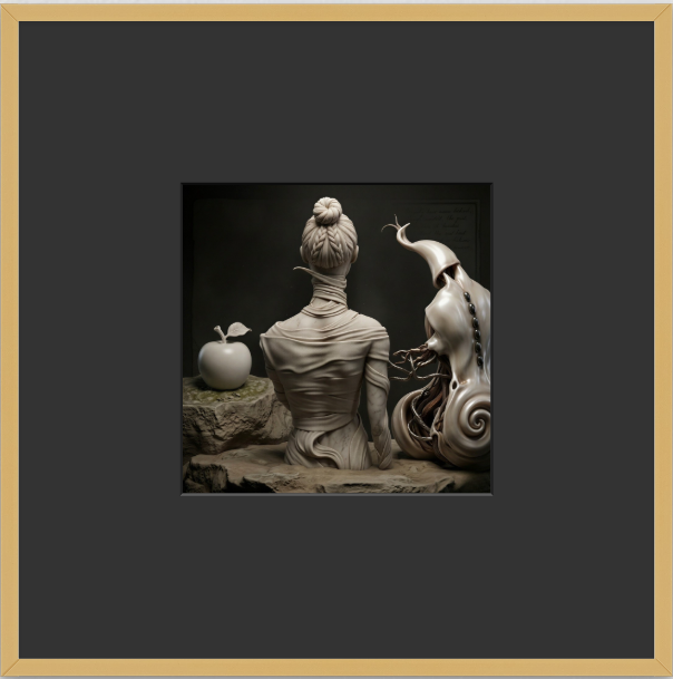 Visual Monologues | Framed - Fine Art Print 16 x 16