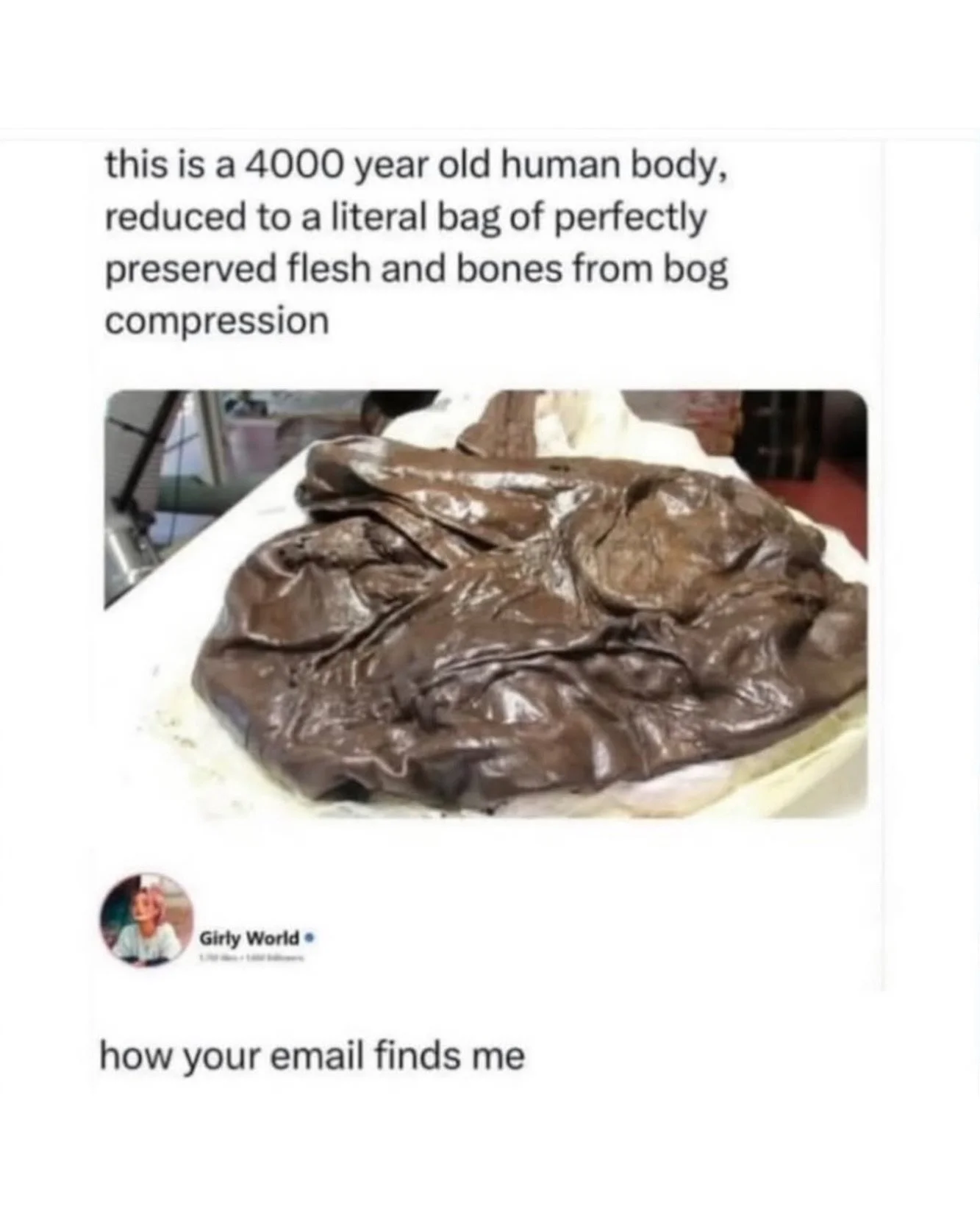 🧴Time is a soggy loop!

⁣
.⁣
.⁣
.⁣
.⁣
.⁣
#Darkmeme ⚛︎ #Darkmemes ⚛︎ #Relatable ⚛︎