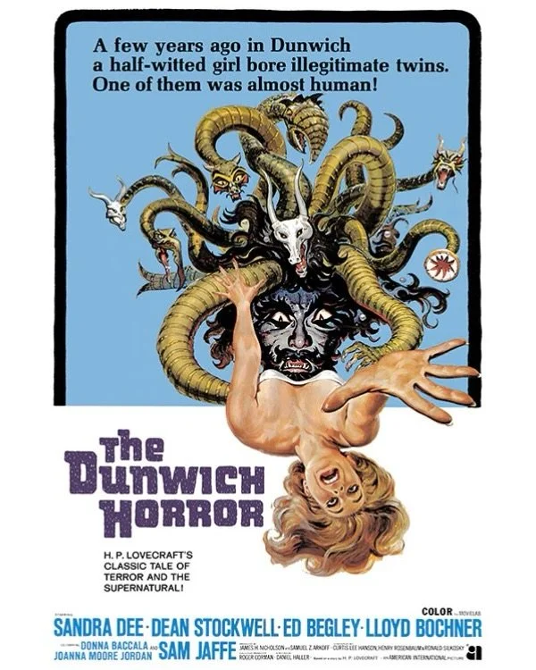 💀🎥 The Dunwich Horror bewitched screens on this day in 1971.  An American supernatural horror film directed by Daniel Haller, and starring Sandra Dee, Dean Stockwell, and Ed Begley. A loose adaptation of the novella of the same name by H. P. Lovecr