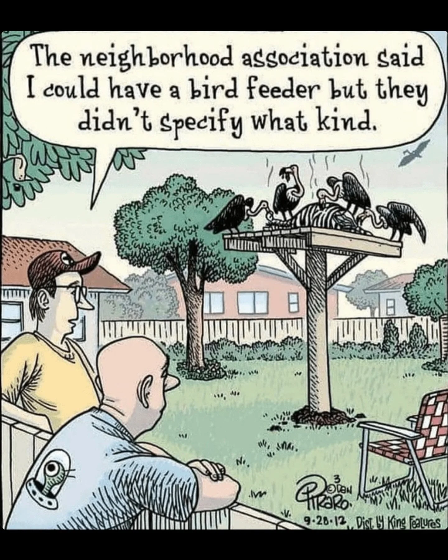 💀 Bird feeder, apocalypse edition!

Cartoon by the always awesome @danpiraro 

⁣
.⁣
.⁣
.⁣
.⁣
.⁣
#Cartoon ⚛︎ #Cartoons ⚛︎ #Comic ⚛︎