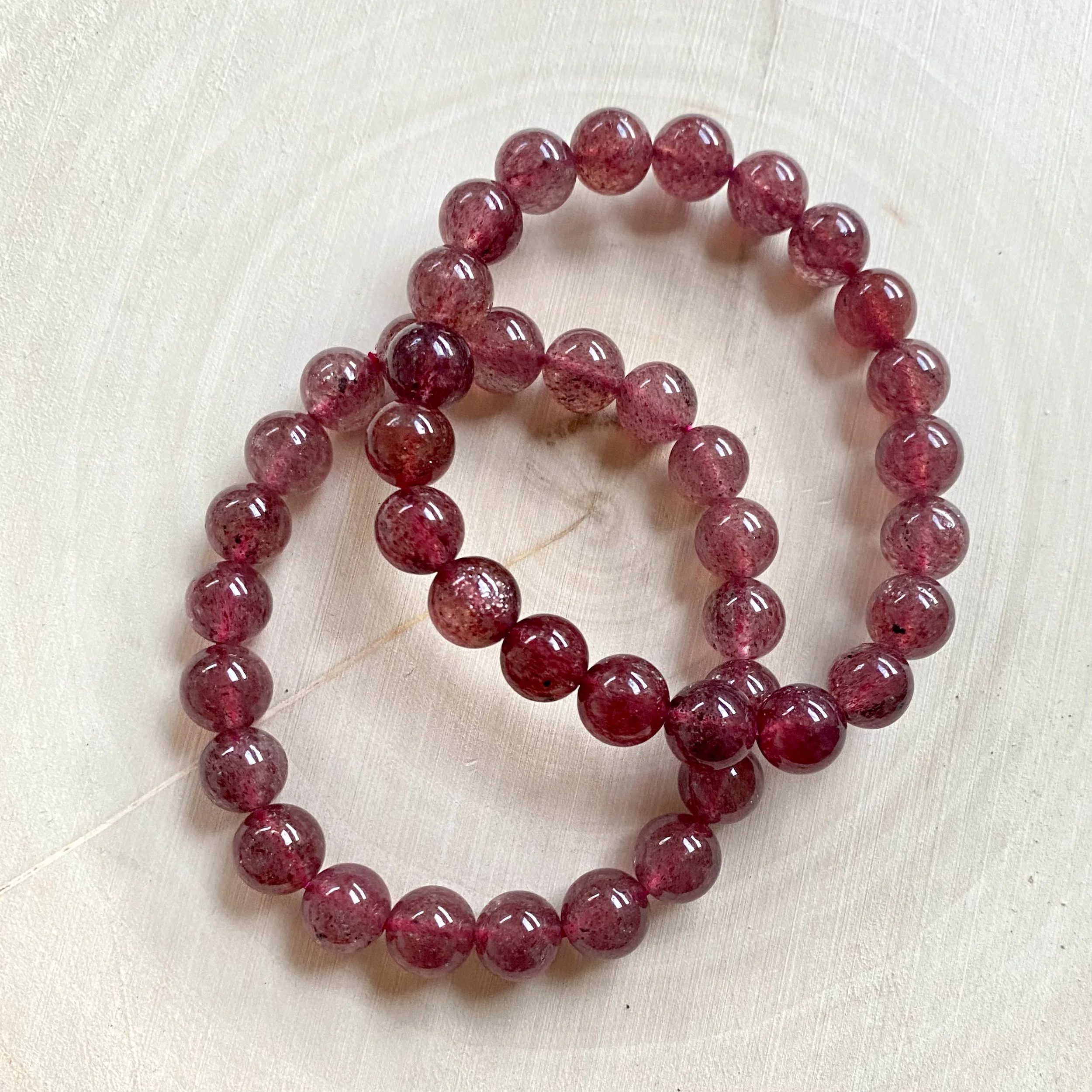 Strawberry Quartz Bracelets