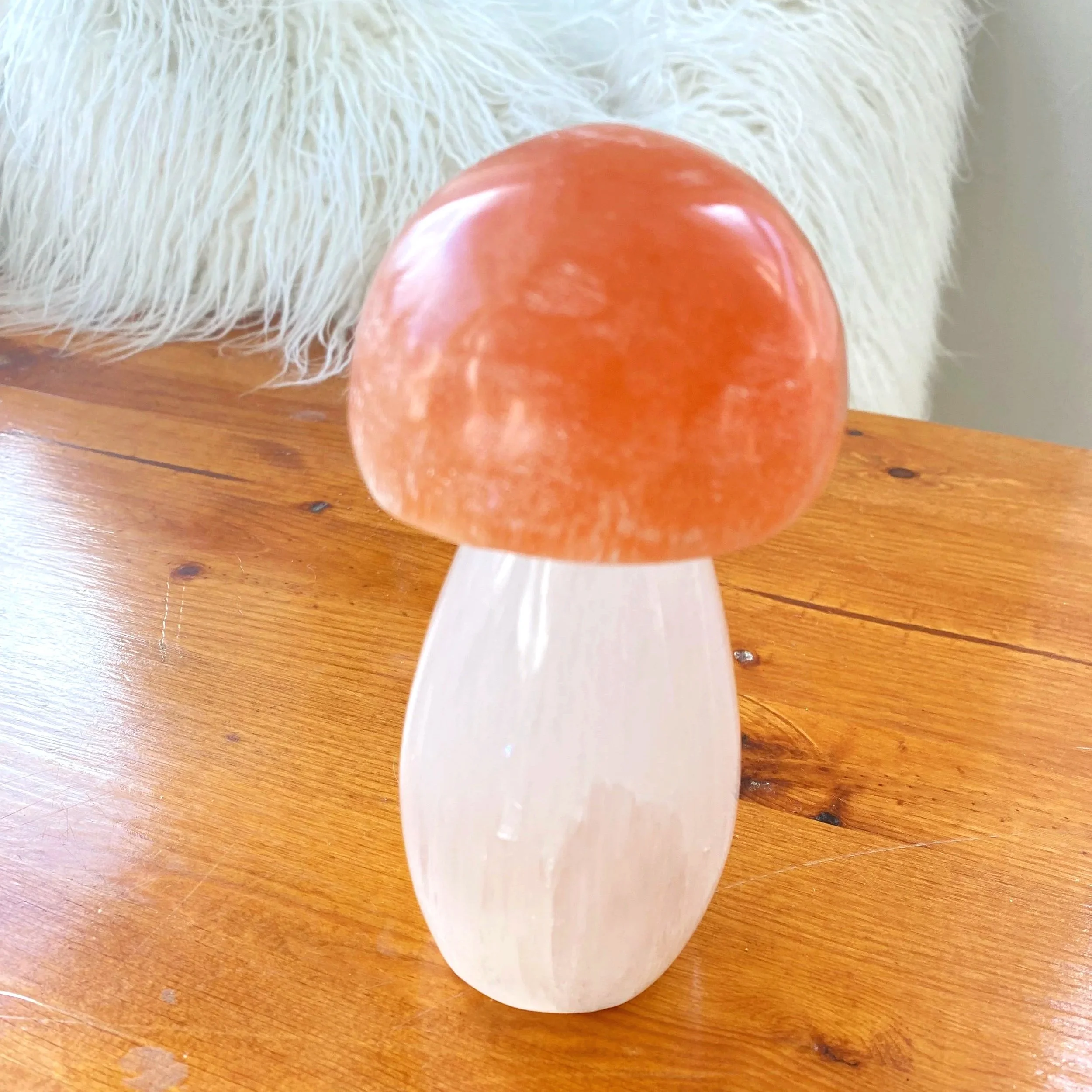 Selenite Mushroom Lamp