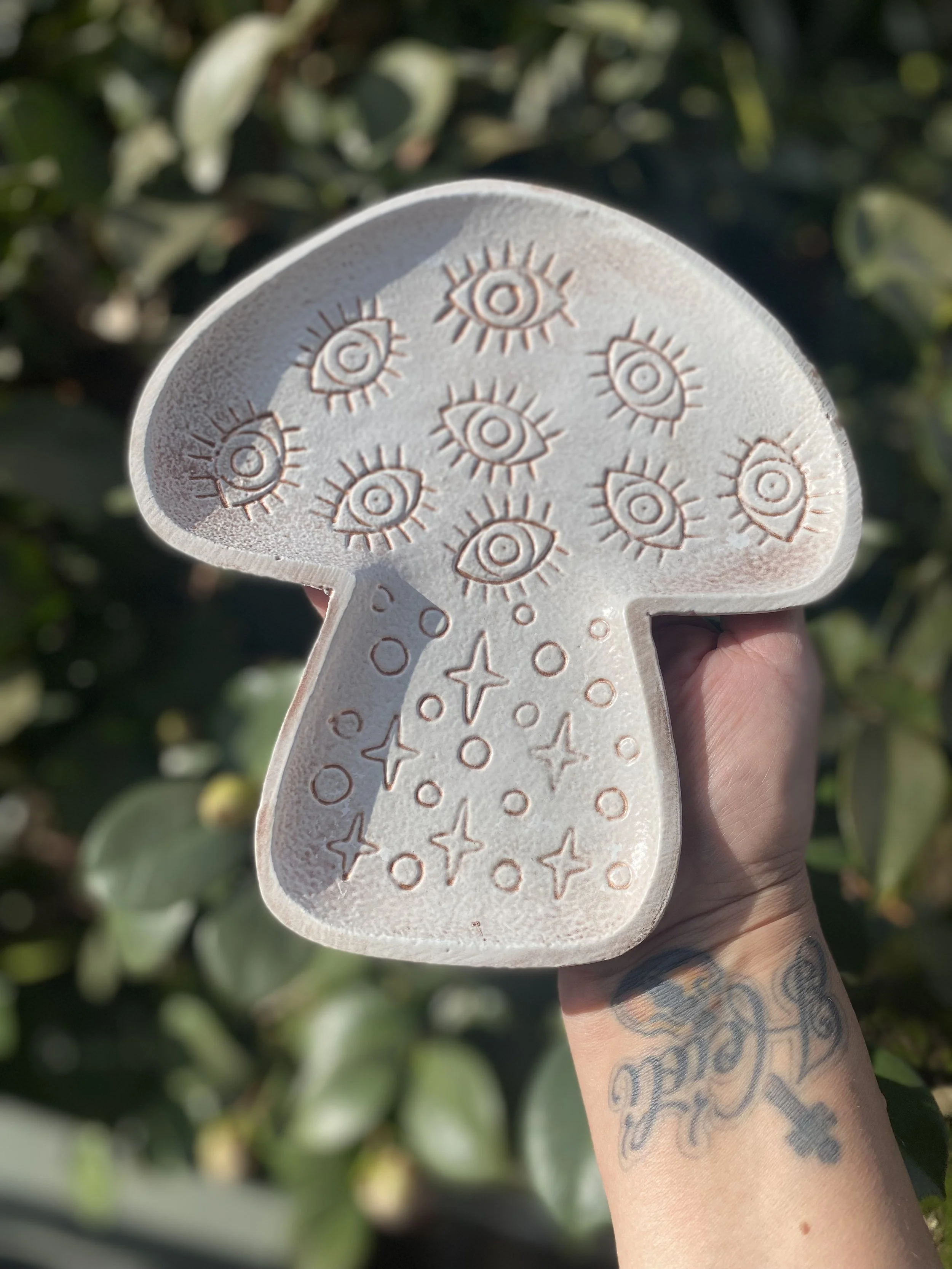 Mushroom Decorative Tray