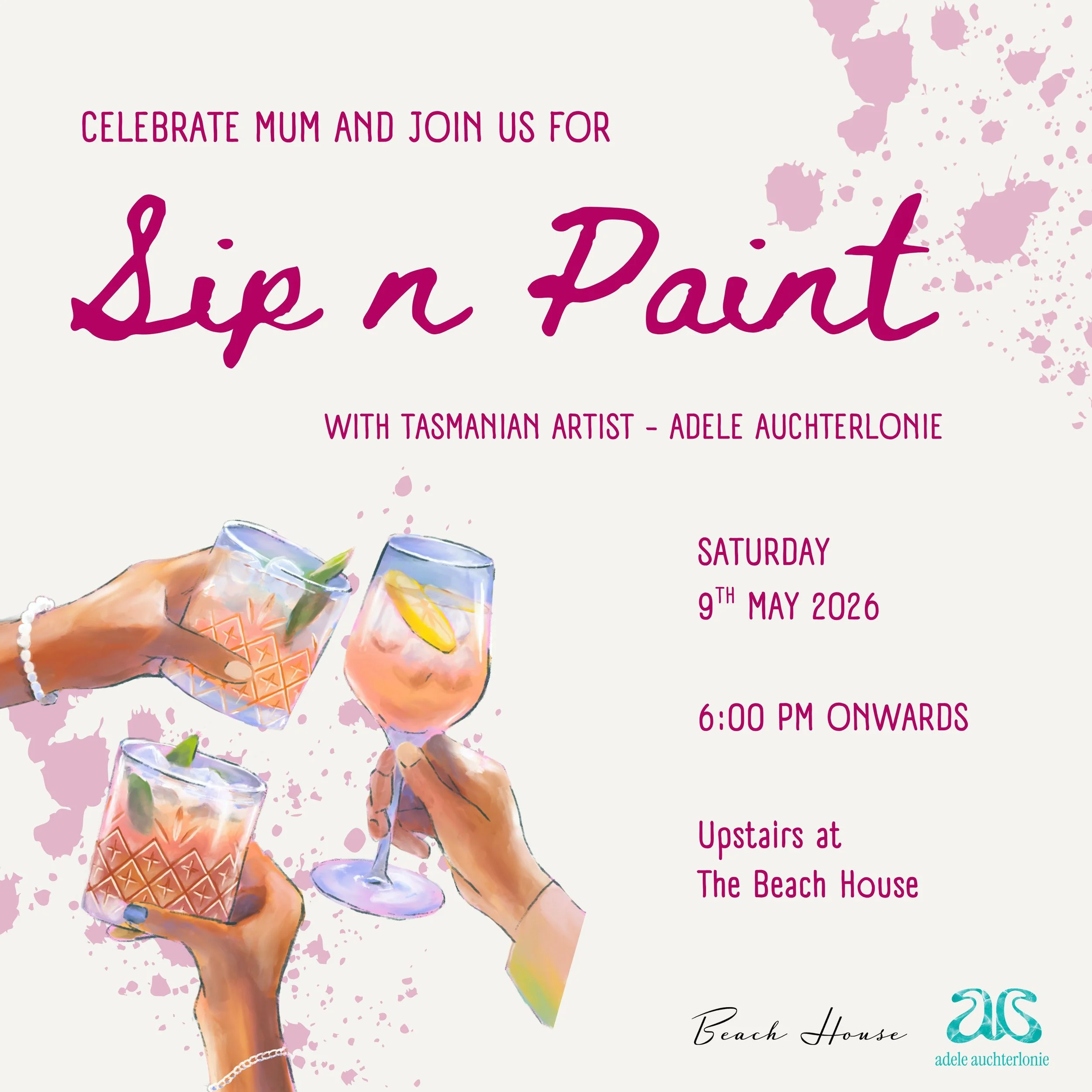 Sip & Paint | Adele Auchterlonie