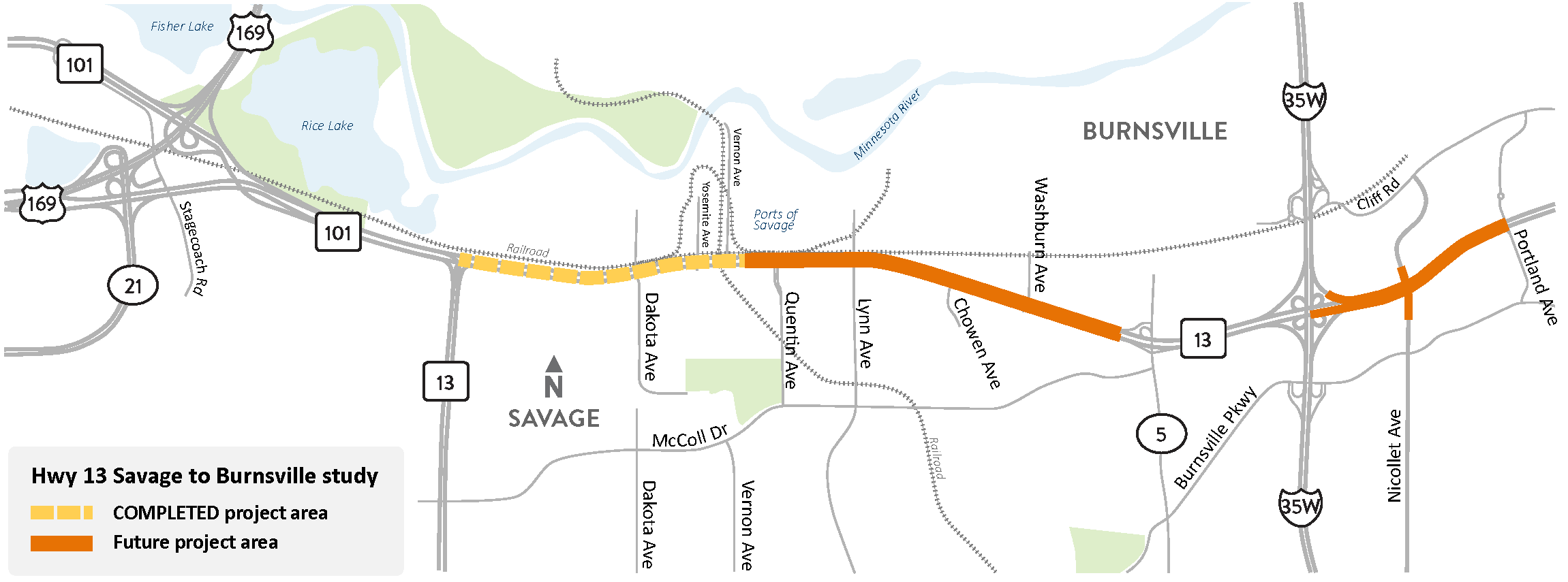 Highway 13 “River, Rail, and Roads Initiative” and the “Nicollet Avenue Mobility Improvement Project” Aim to Transform Safety and Mobility Across Burnsville and Savage