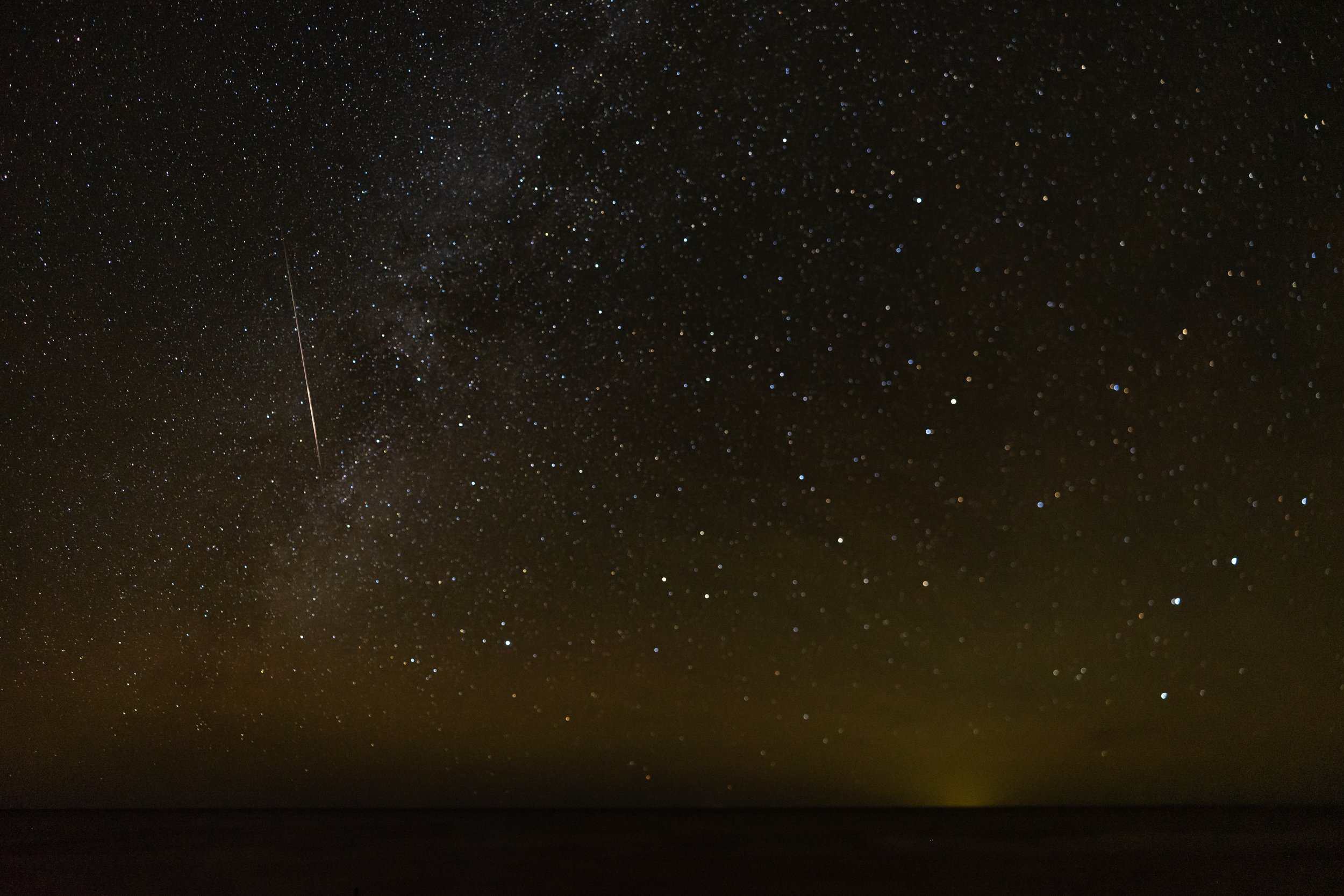 Meteor over Lake Superior