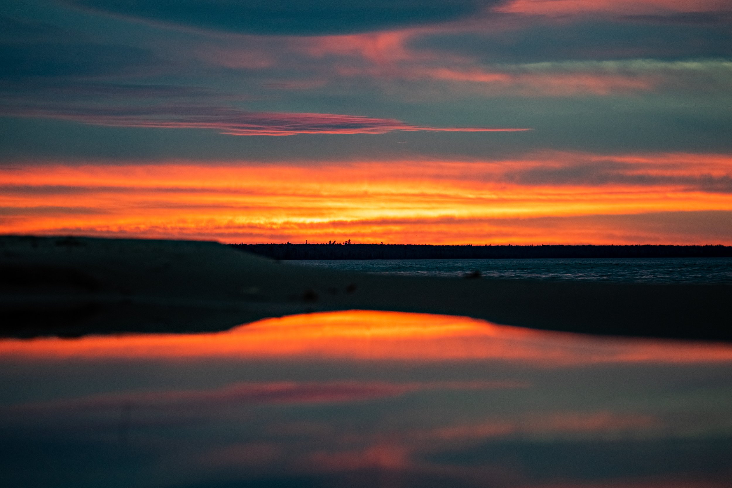 Sunset from Misery Bay, MI