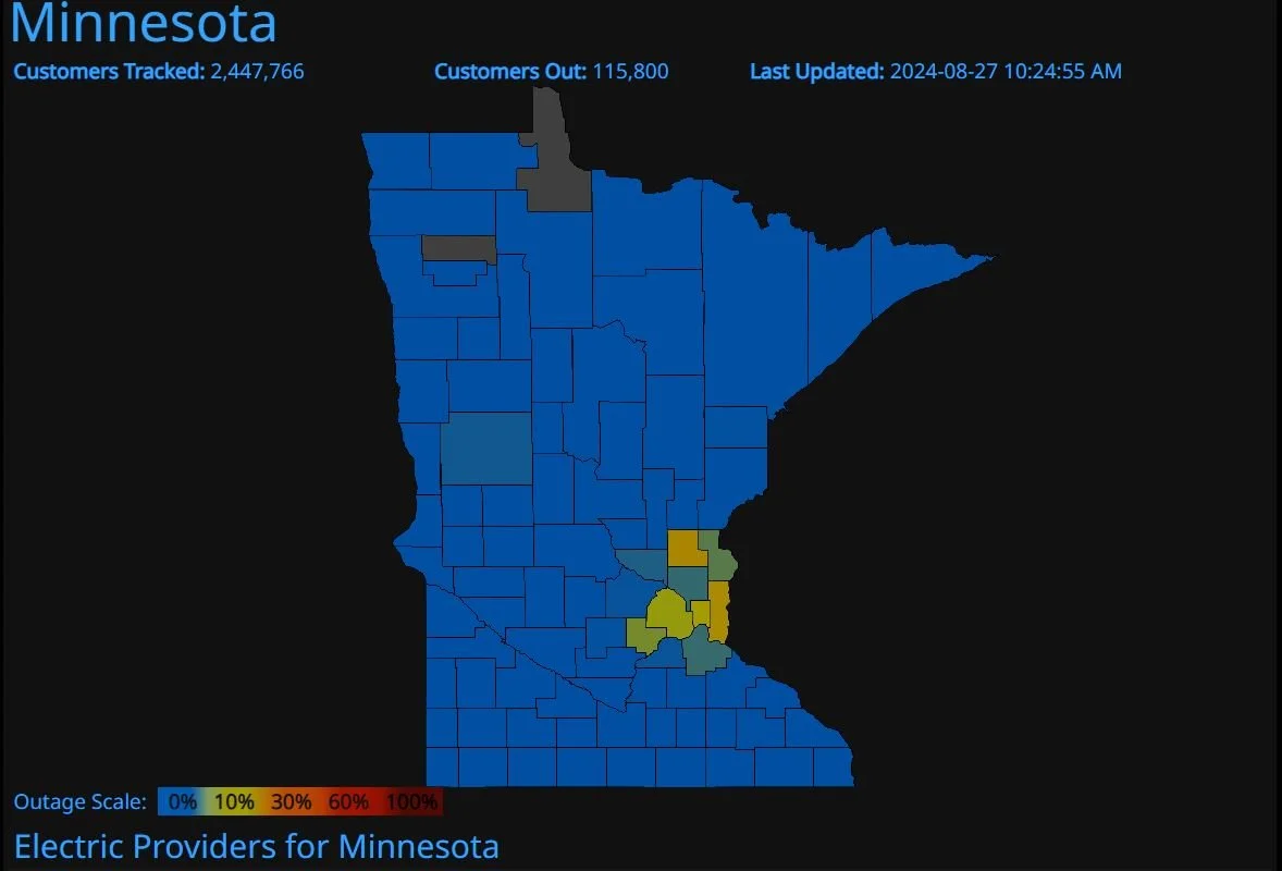 Minnesota Power Outage map.JPG