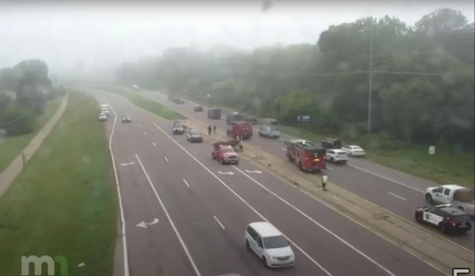 No Injuries Reported in Two-Vehicle Crash on Highway 13 in Burnsville