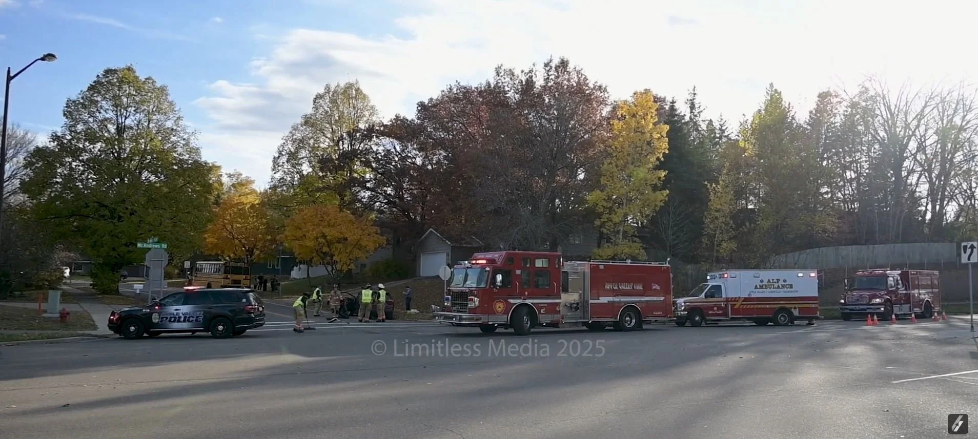 UPDATED: Rosemount Woman Seriously Injured in Apple Valley Crash Involving School Bus; Bus Driver Cited