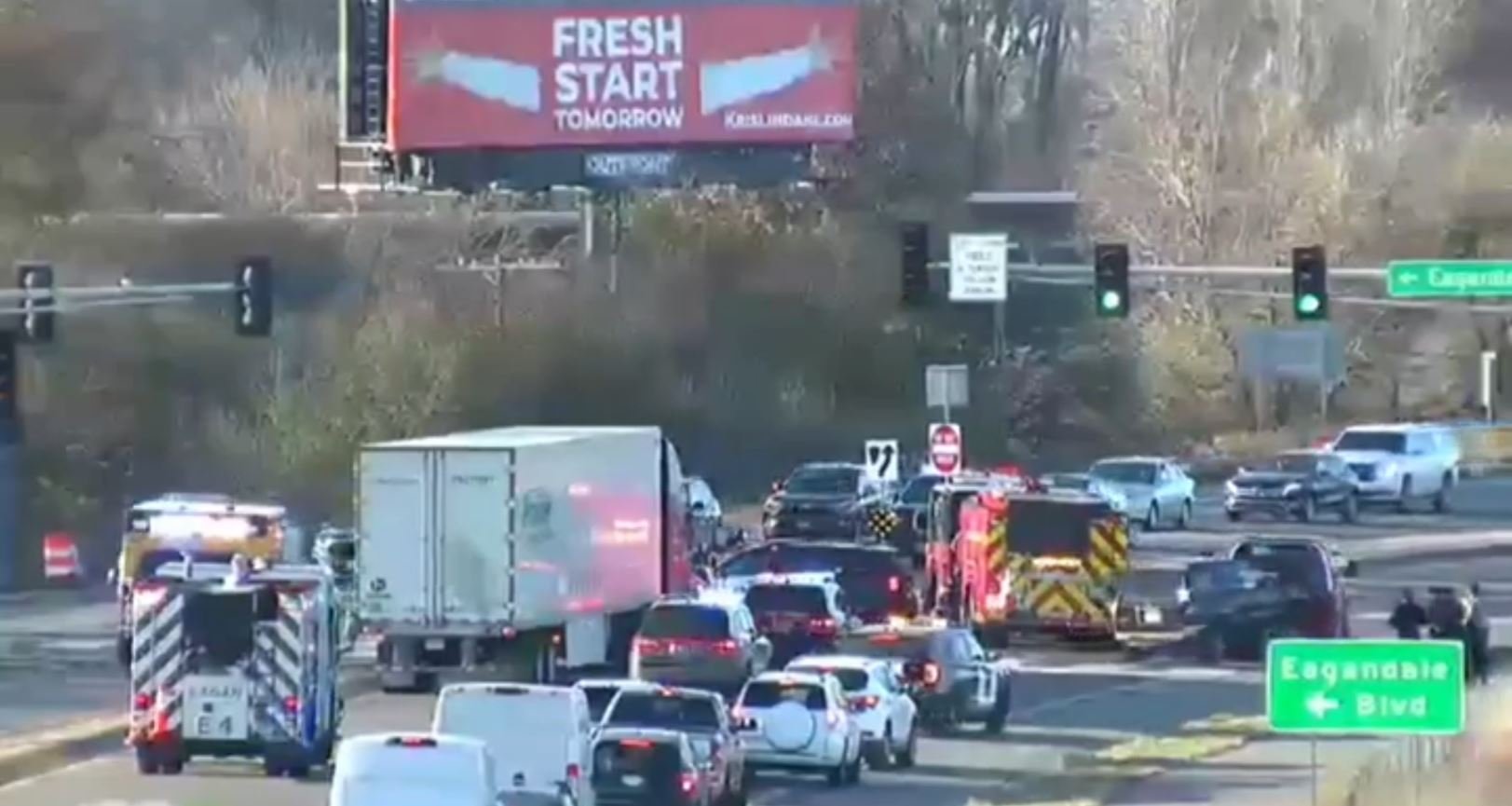 Two Injured in Two-Vehicle Crash Friday Afternoon on Highway 55 in Eagan