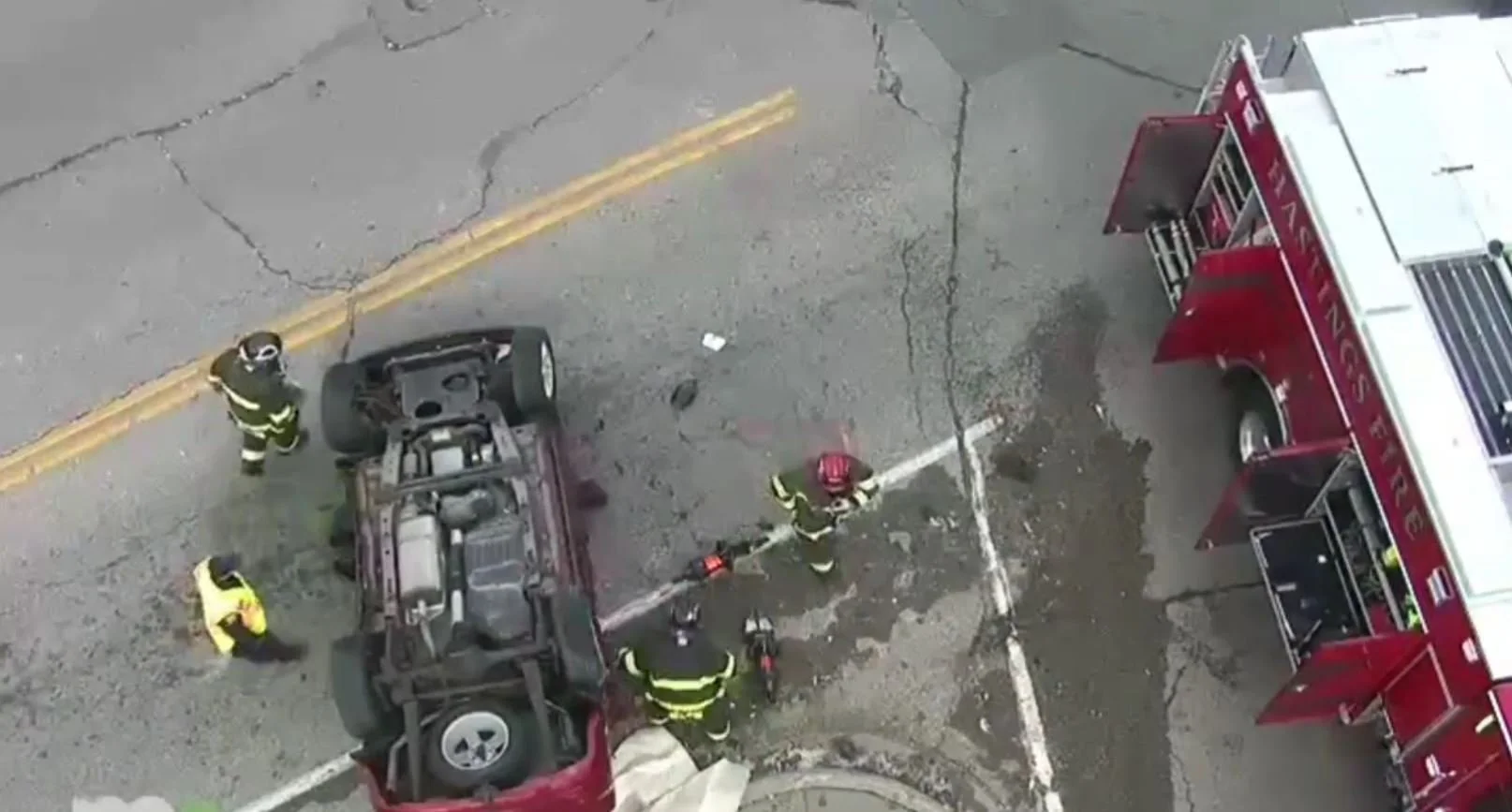 Two with Minor Injuries Following a Two-Vehicle Crash in Hastings on Thanksgiving Day