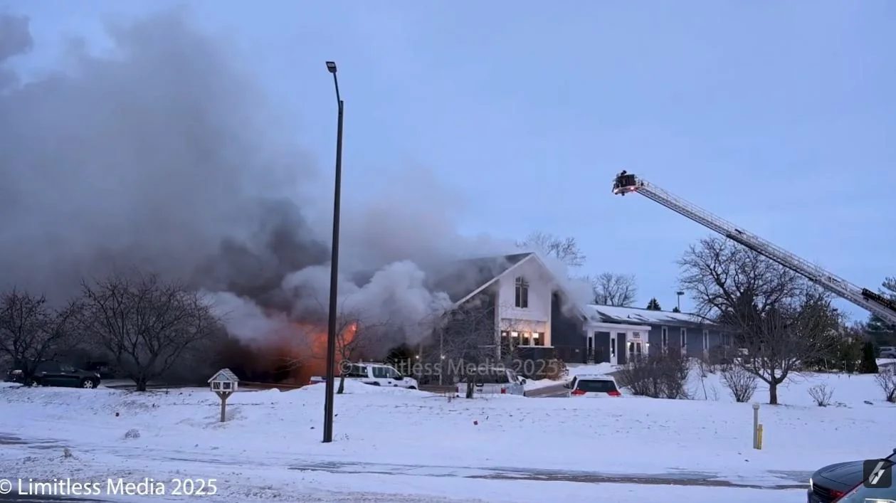 Third-Alarm Fire Draws Large Emergency Response at Grace Slavic Church in Eagan