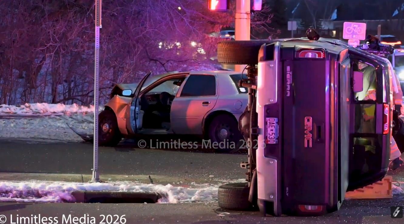 Injury Crash Involving Four Vehicles Closes Eastbound McAndrews Road