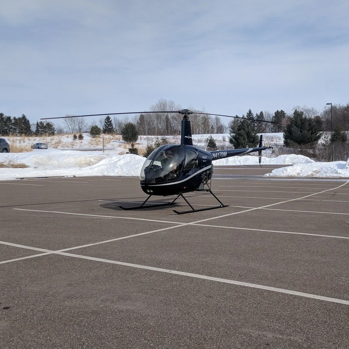 Low-Flying Helicopter Conducting Deer Survey Over Lebanon Hills, Nearby Cities Friday 