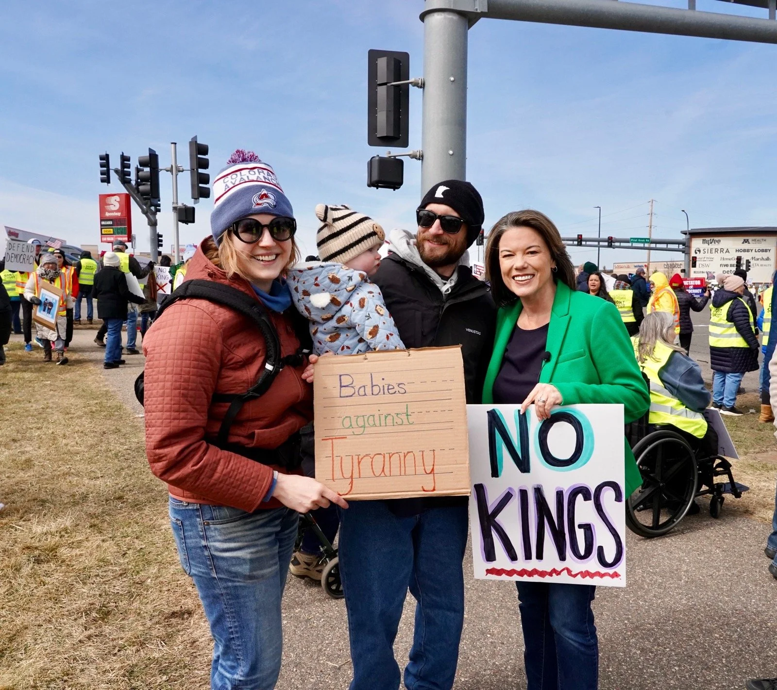 Angie Craig No Kings Protest Eagan Minnesota 3.jpg