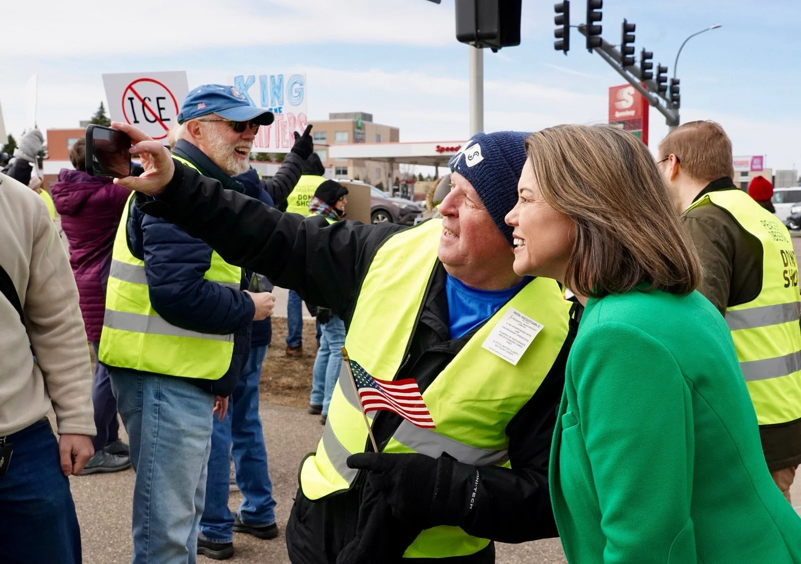 Angie Craig No Kings Protest Eagan Minnesota.jpg