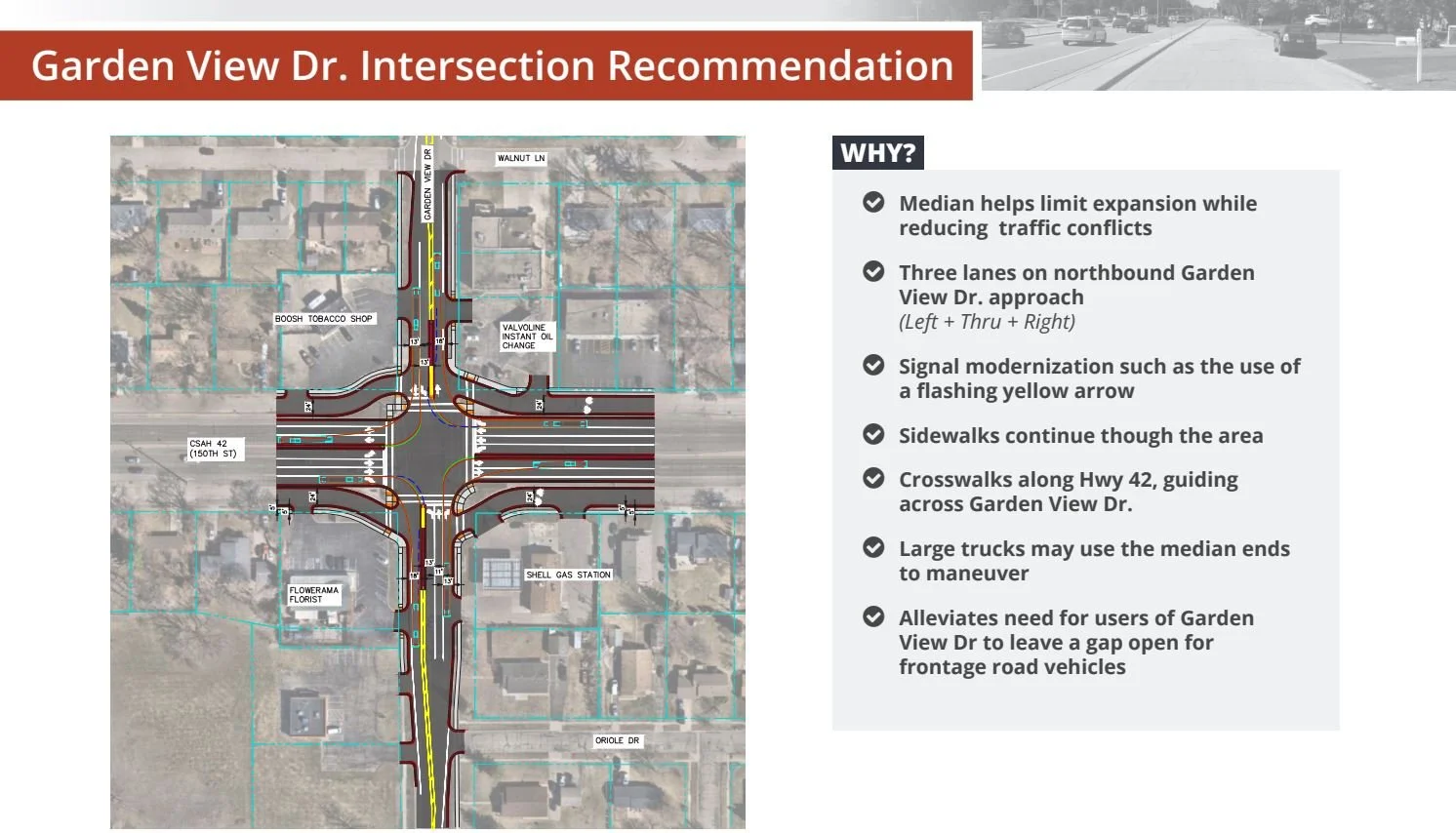 Garden View Drive Intersection Recommendation.JPG