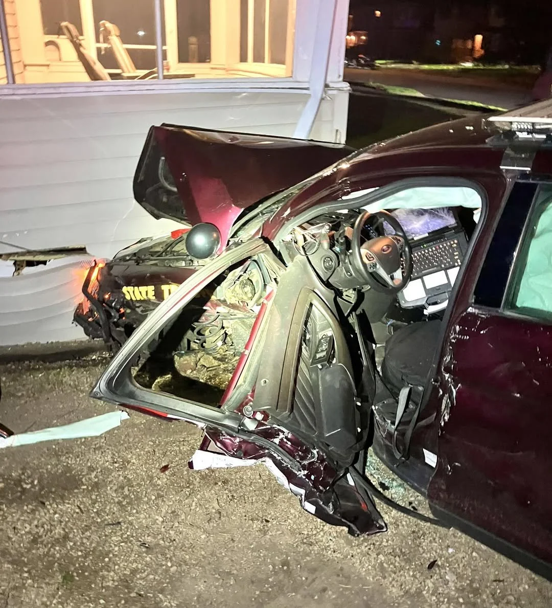 19-Year-Old in Stolen Vehicle Crashes Into State Trooper After Fleeing at High Speeds, Authorities Say