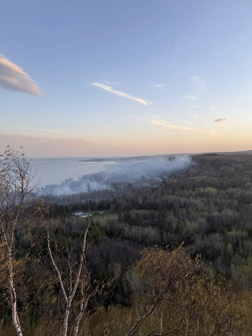 Stewart Trail Fire Grows to 376 Acres Near Two Harbors; Highway 61 Remains Closed