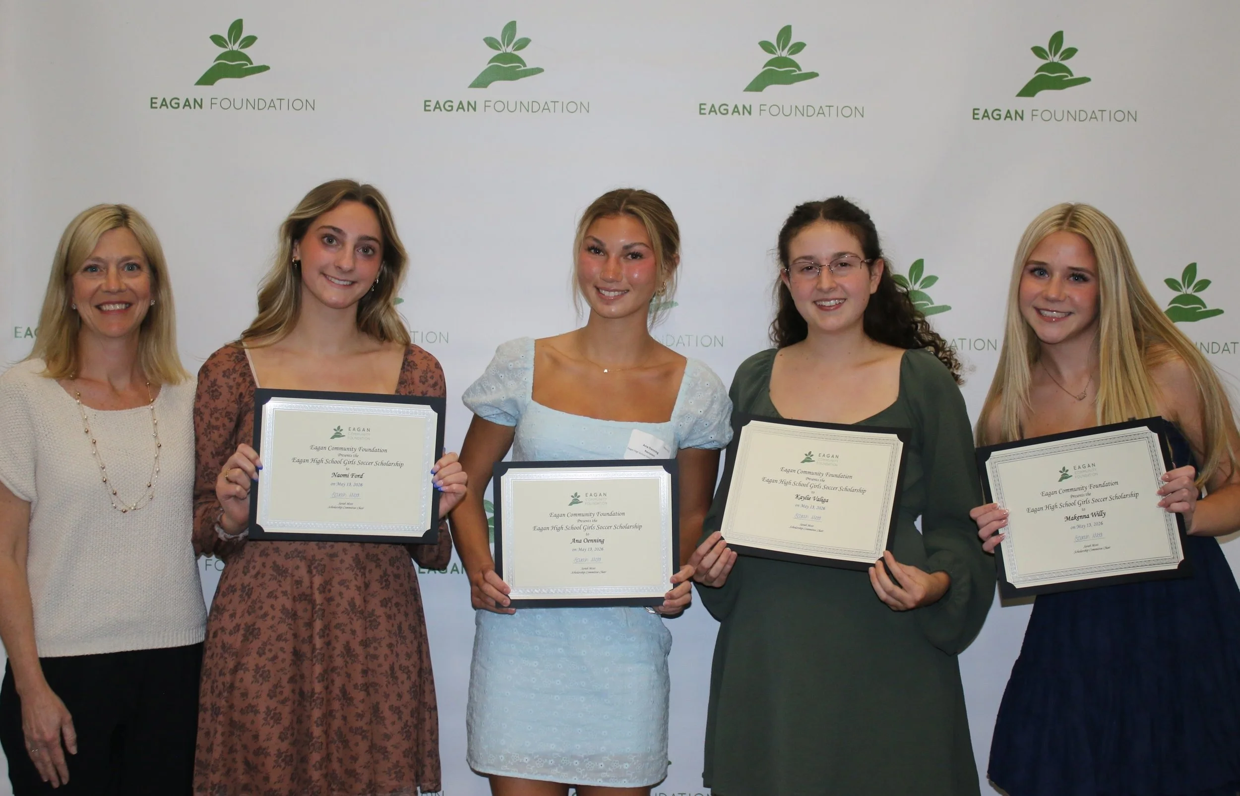 Girls Soccer Recipients