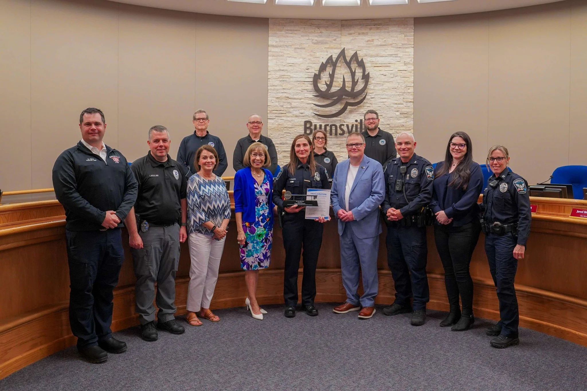 Burnsville Police Chief Key to the City Group Photo.jpg