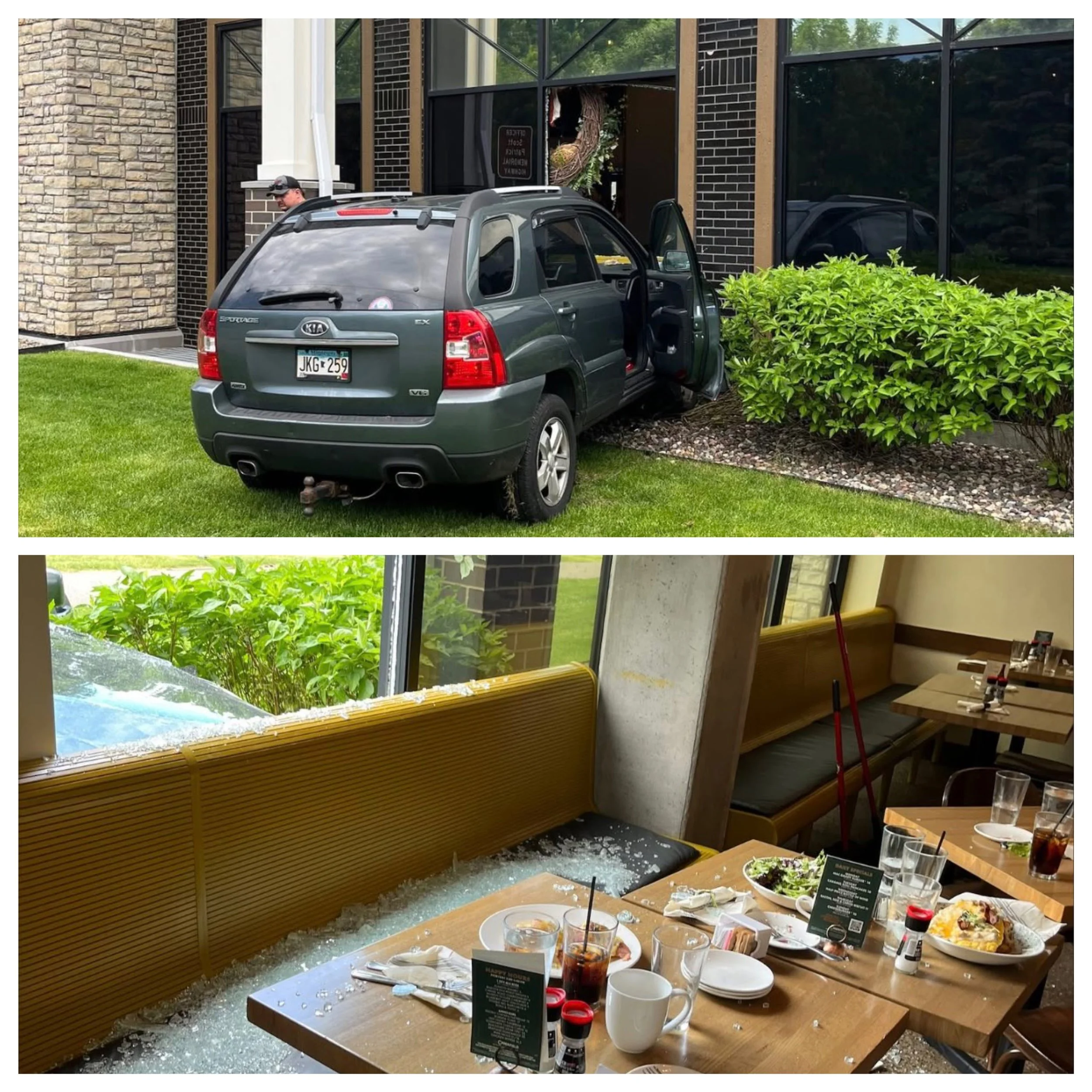 Driver Arrested on Suspicion of DWI After Vehicle Crashes Into Mendota Heights Restaurant