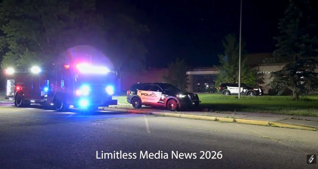 Several Fire Agencies Respond to Vacant Metcalf Middle School Fire; Three Individuals Detained as Investigation Continues