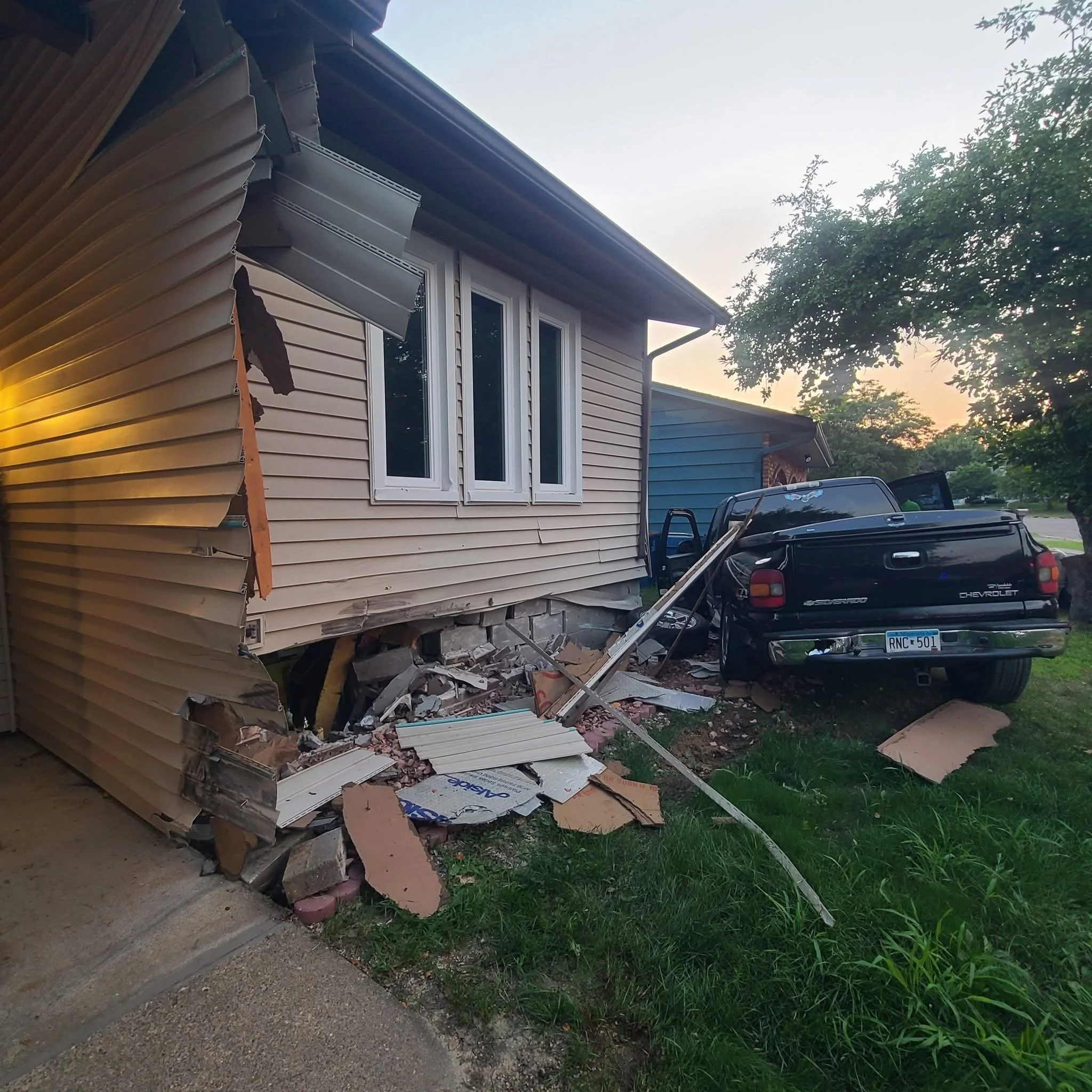Driver Arrested for DWI After Vehicle Crashes Into New Brighton Home