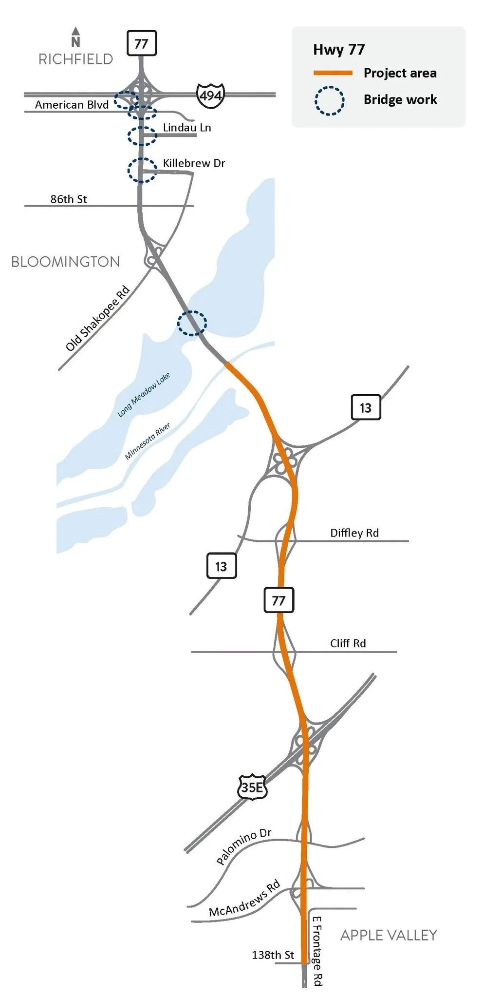 MnDOT Announces New Highway 77 Closures in Apple Valley Through August