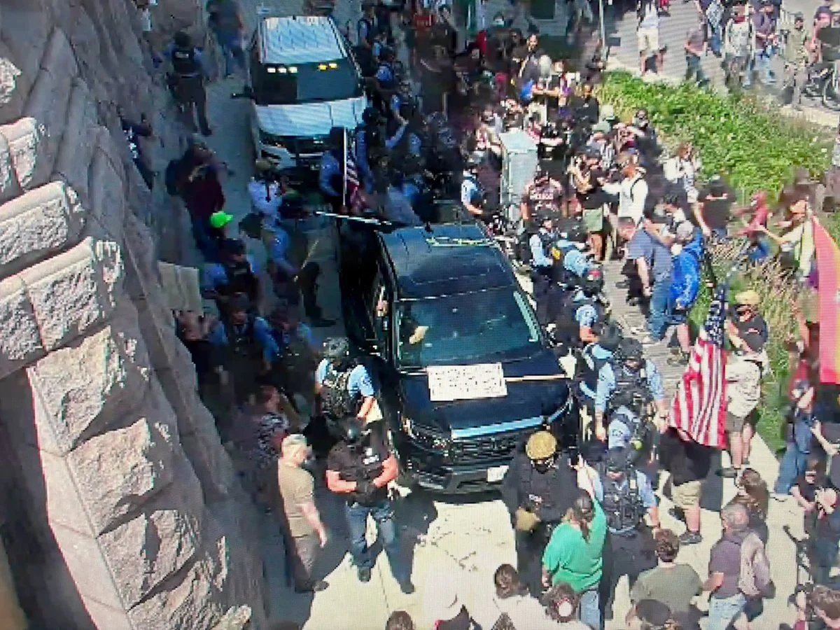 Jake Lang Arrested Near Minneapolis City Hall on Probable Cause Riot