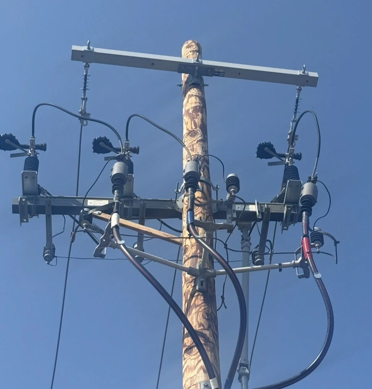 One Dead After Utility Pole Falls Onto Vehicle in Hopkins, Sparking Fire