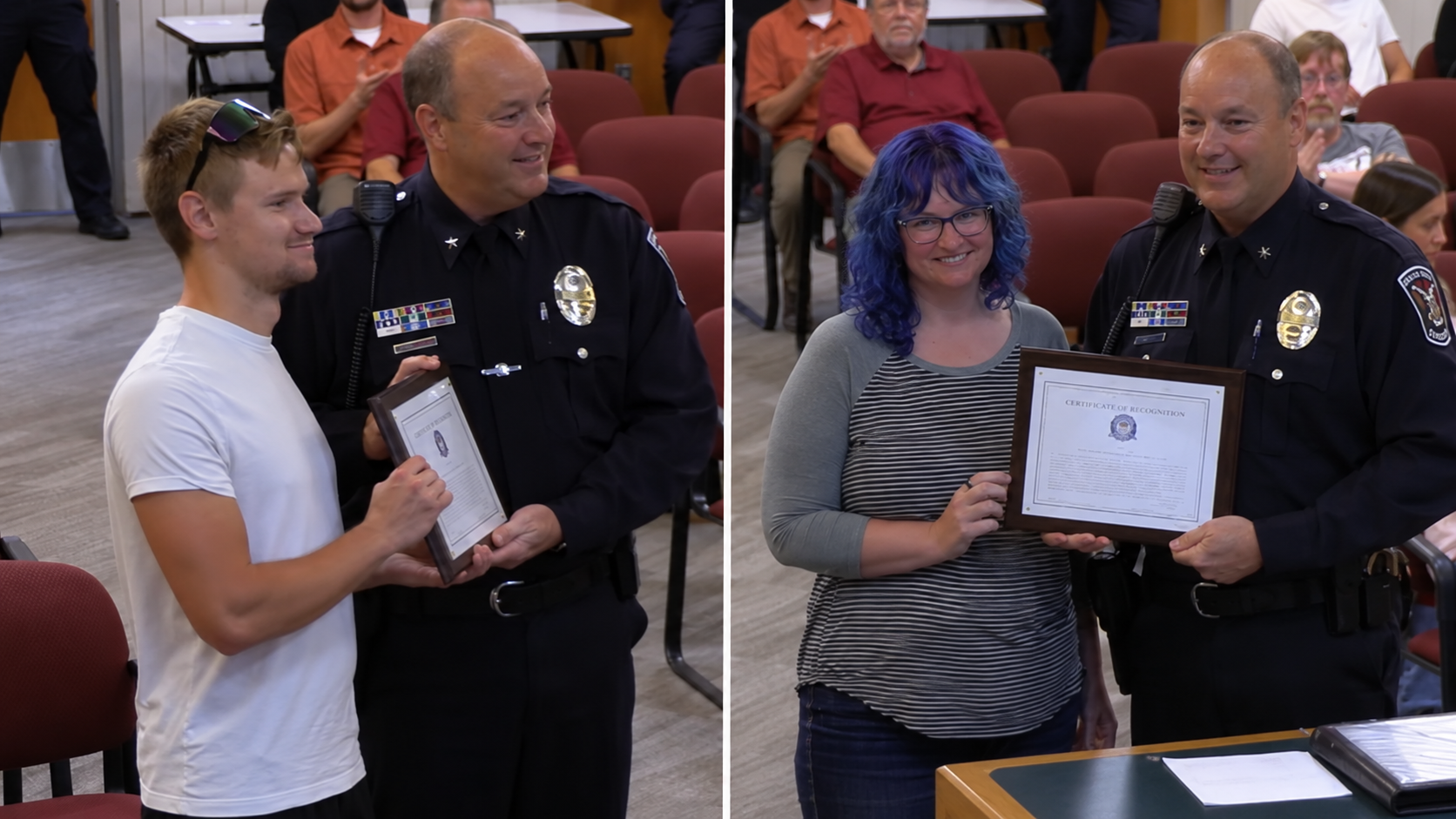 Apple Valley Honors Two Citizens for Lifesaving Actions, Crisis Intervention
