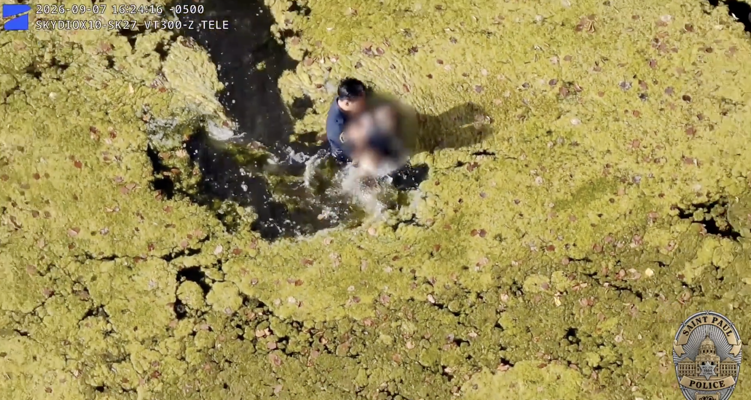 Saint Paul Police Drone Helps Officers Rescue Child From Pond