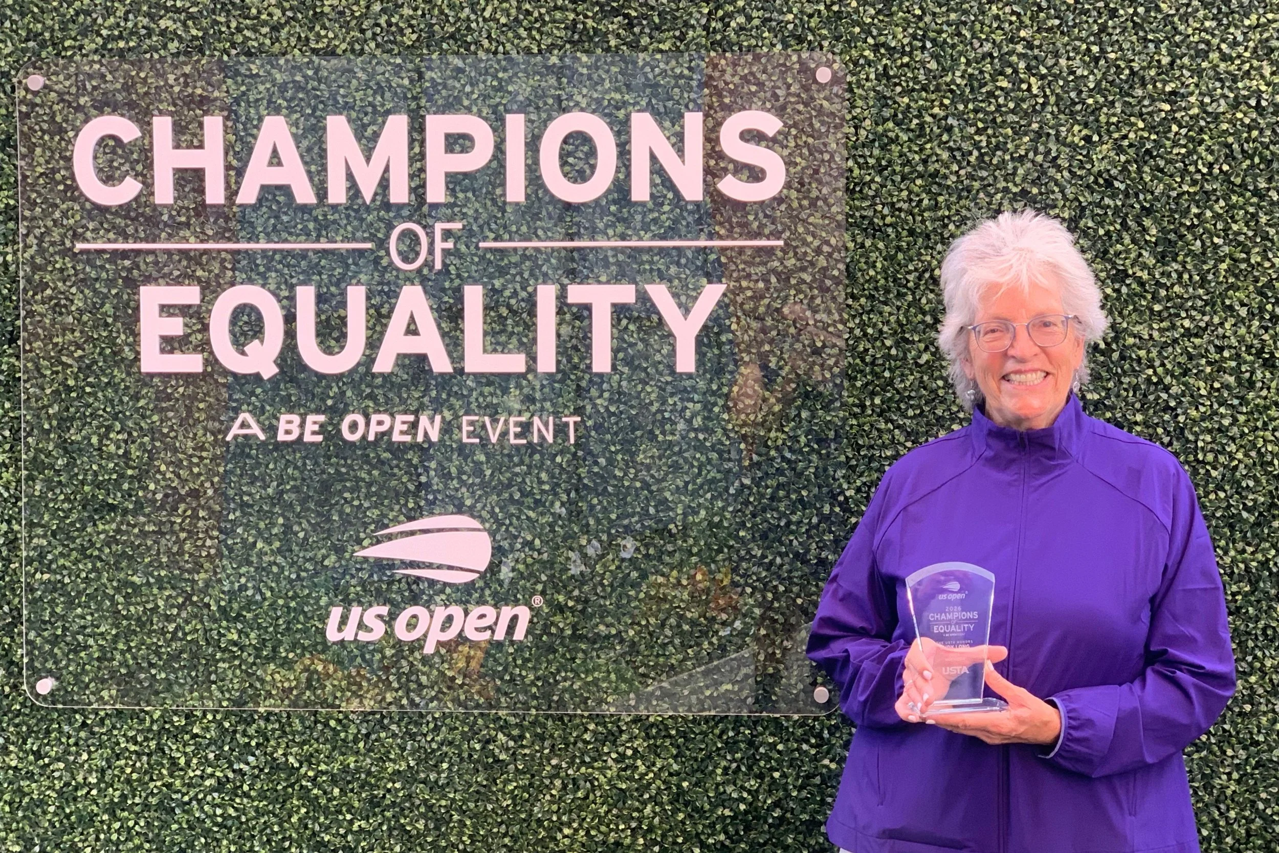 Judy Long at the US Open